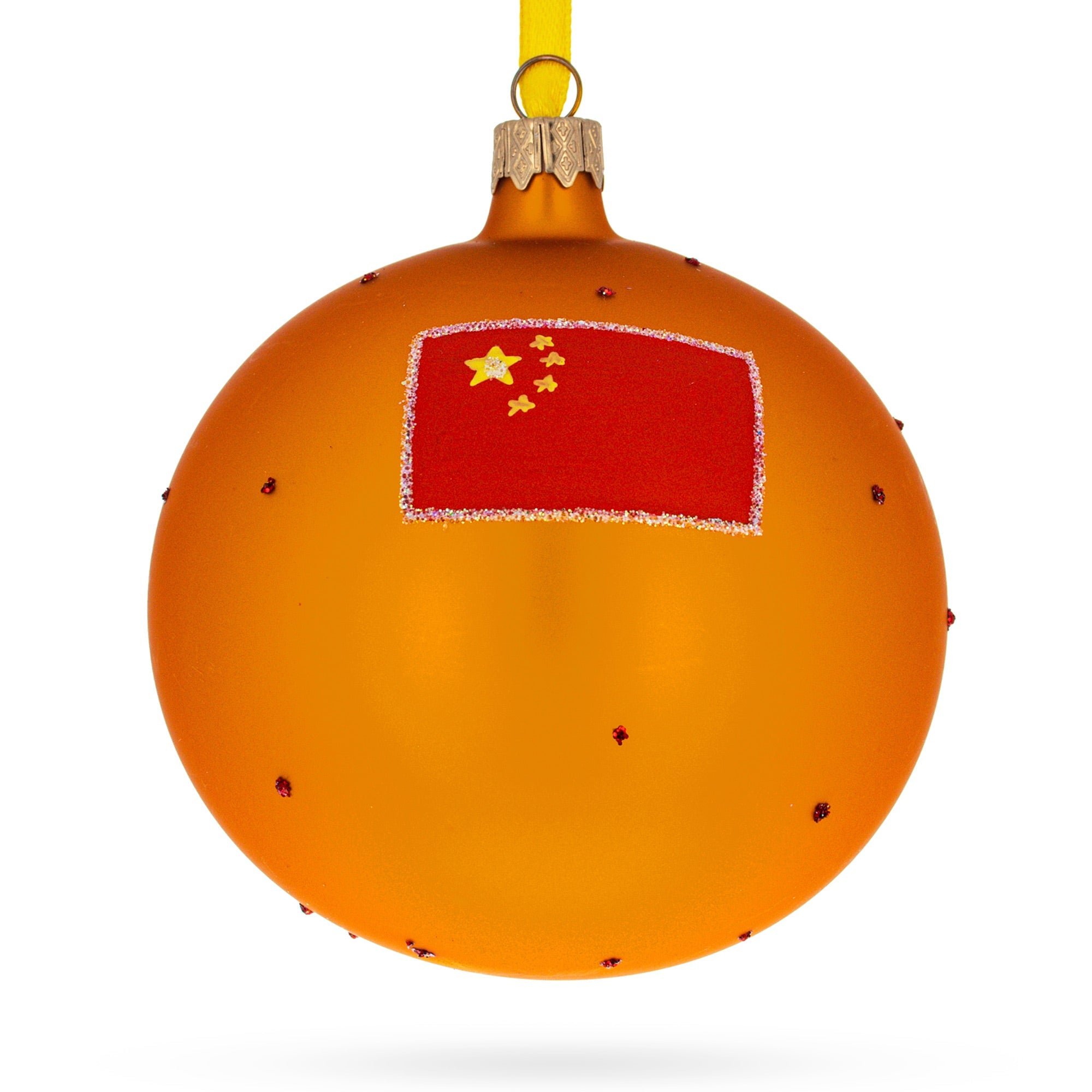 Forbidden City, Beijing, China Glass Ball Christmas Ornament 4 Inches