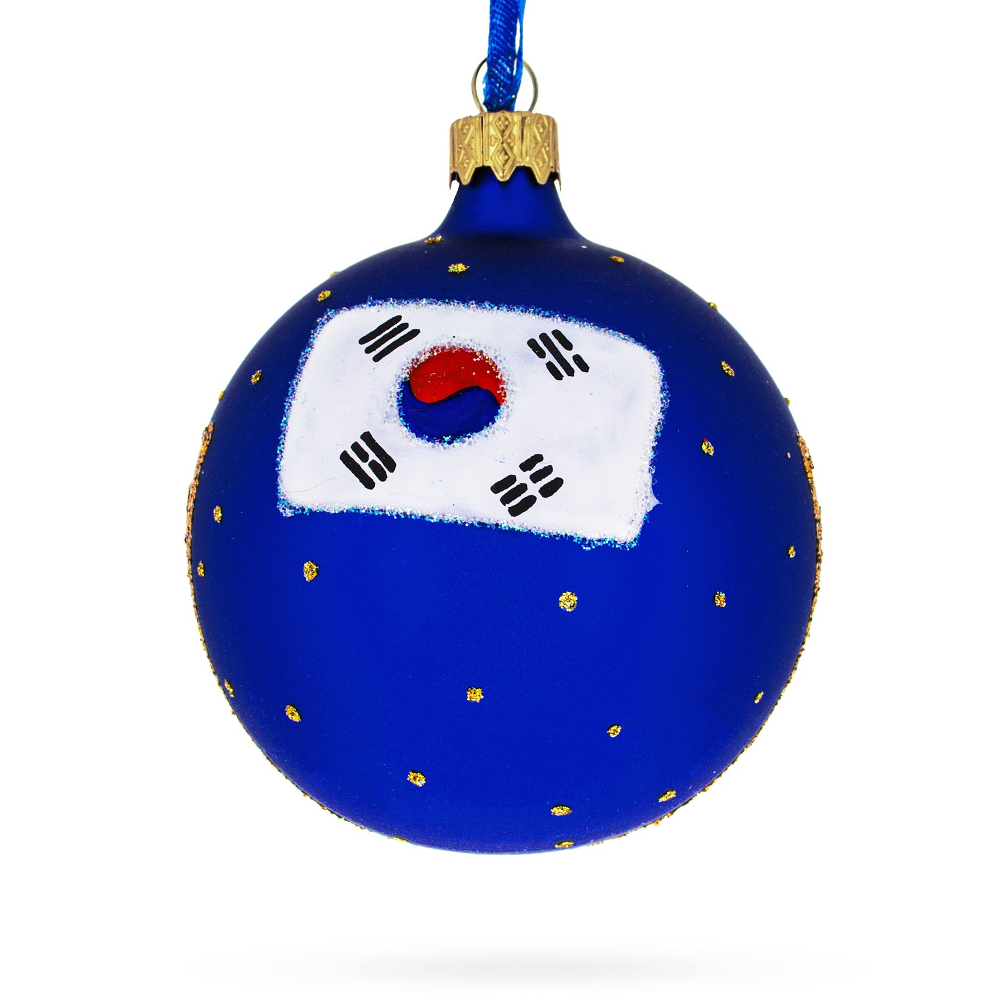 Seoul Treasures: The War Memorial Of Korea Glass Ball Christmas Ornament 3.25 Inches