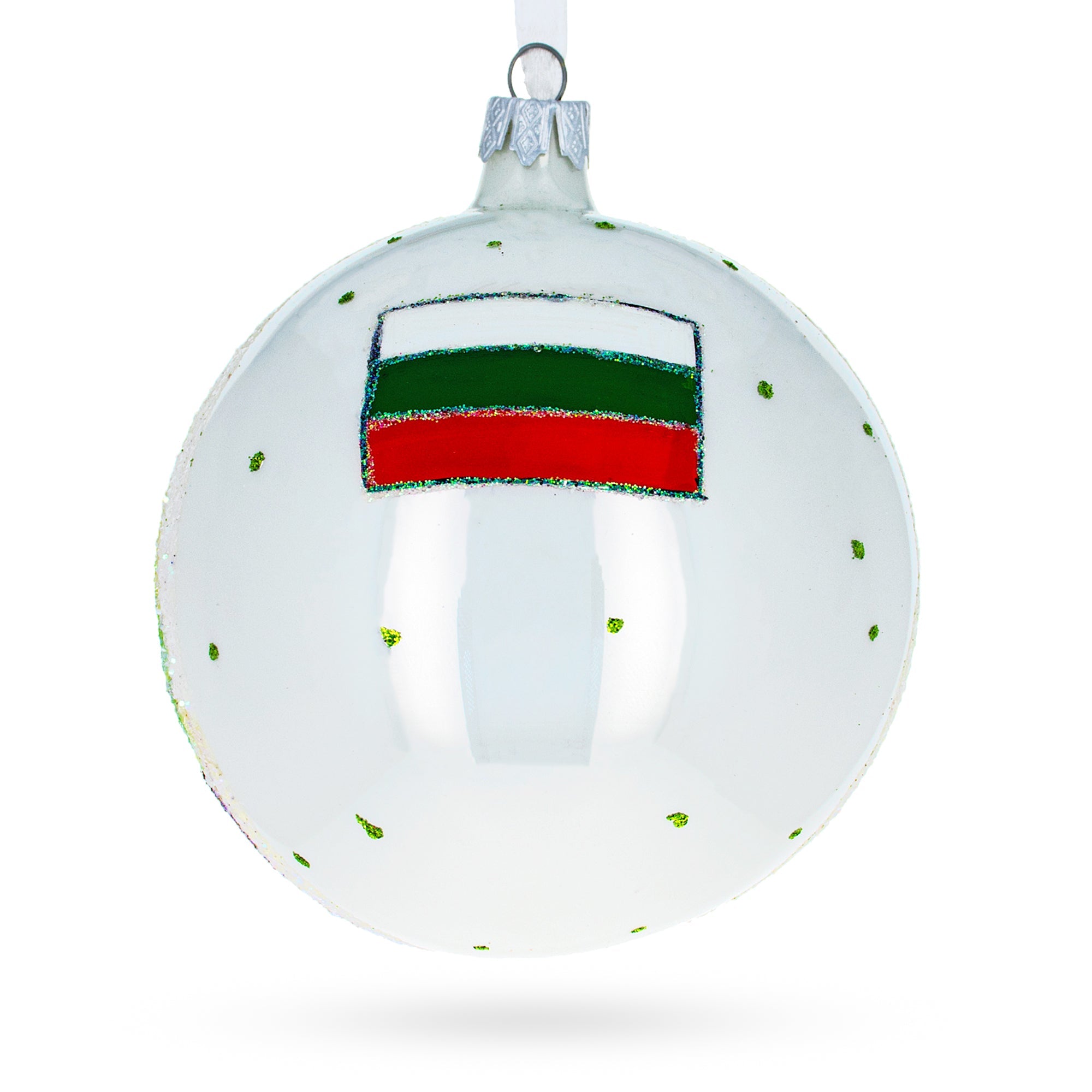 St. Alexander Nevski Cathedral, Sofia, Bulgaria Glass Ball Christmas Ornament 4 Inches