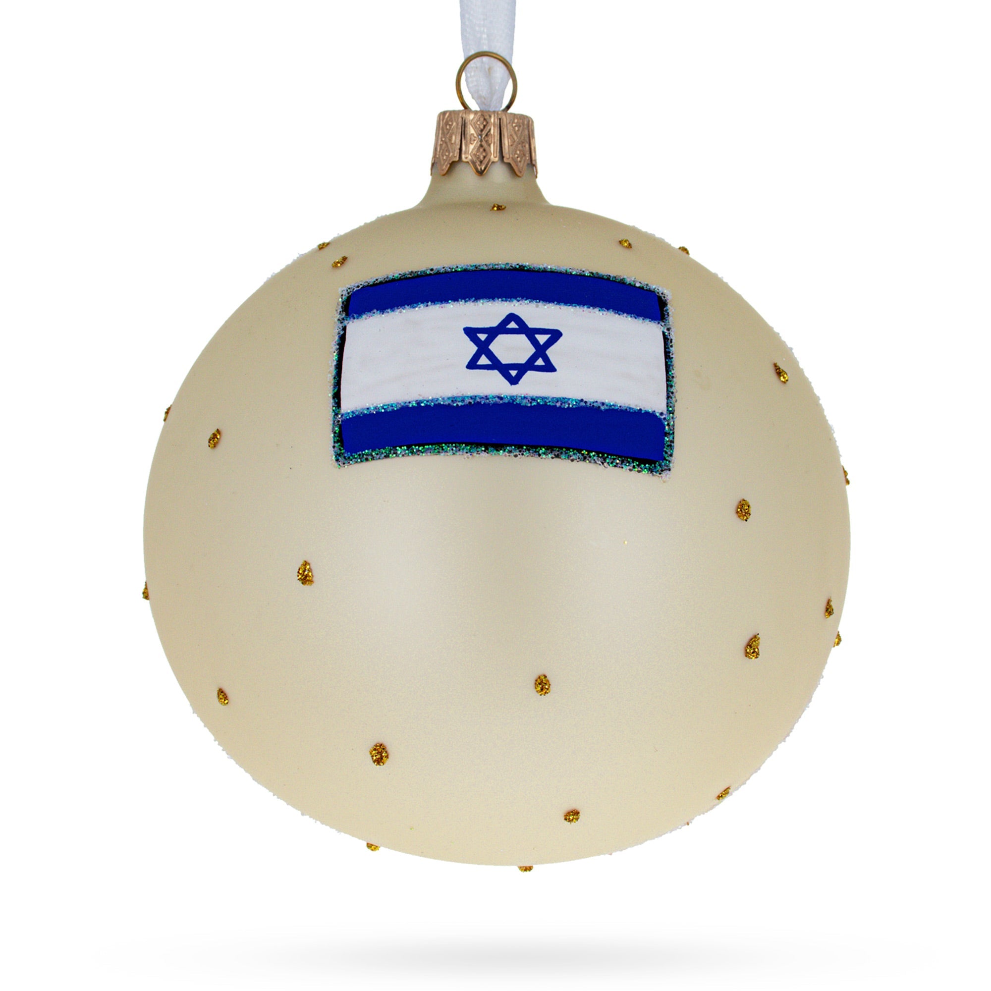 Western Wall, Temple Mount, Jerusalem, Israel Glass Ball Christmas Ornament 4 Inches