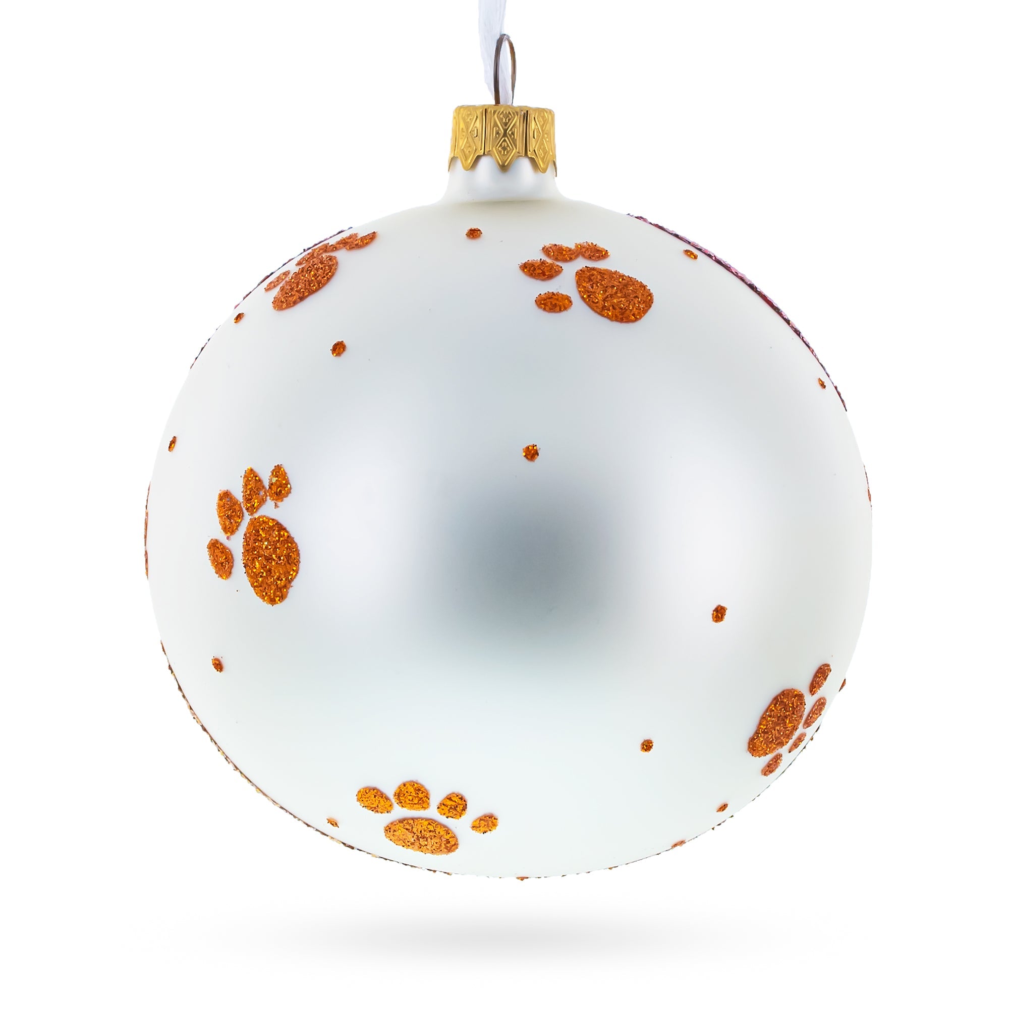 Rottweiler Enthusiast's Delight: Rottweiler Gifts Blown Glass Ball Christmas Ornaments 4 Inches