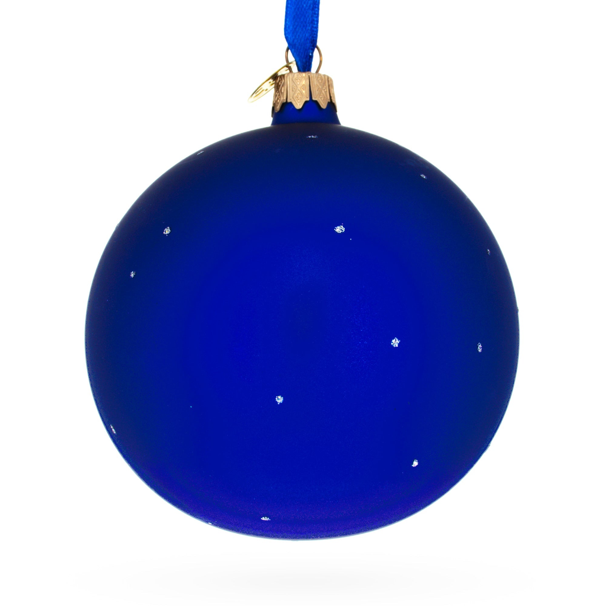 Masterful Martial Arts: Martial Arts Blown Glass Ball Christmas Ornament 4 Inches