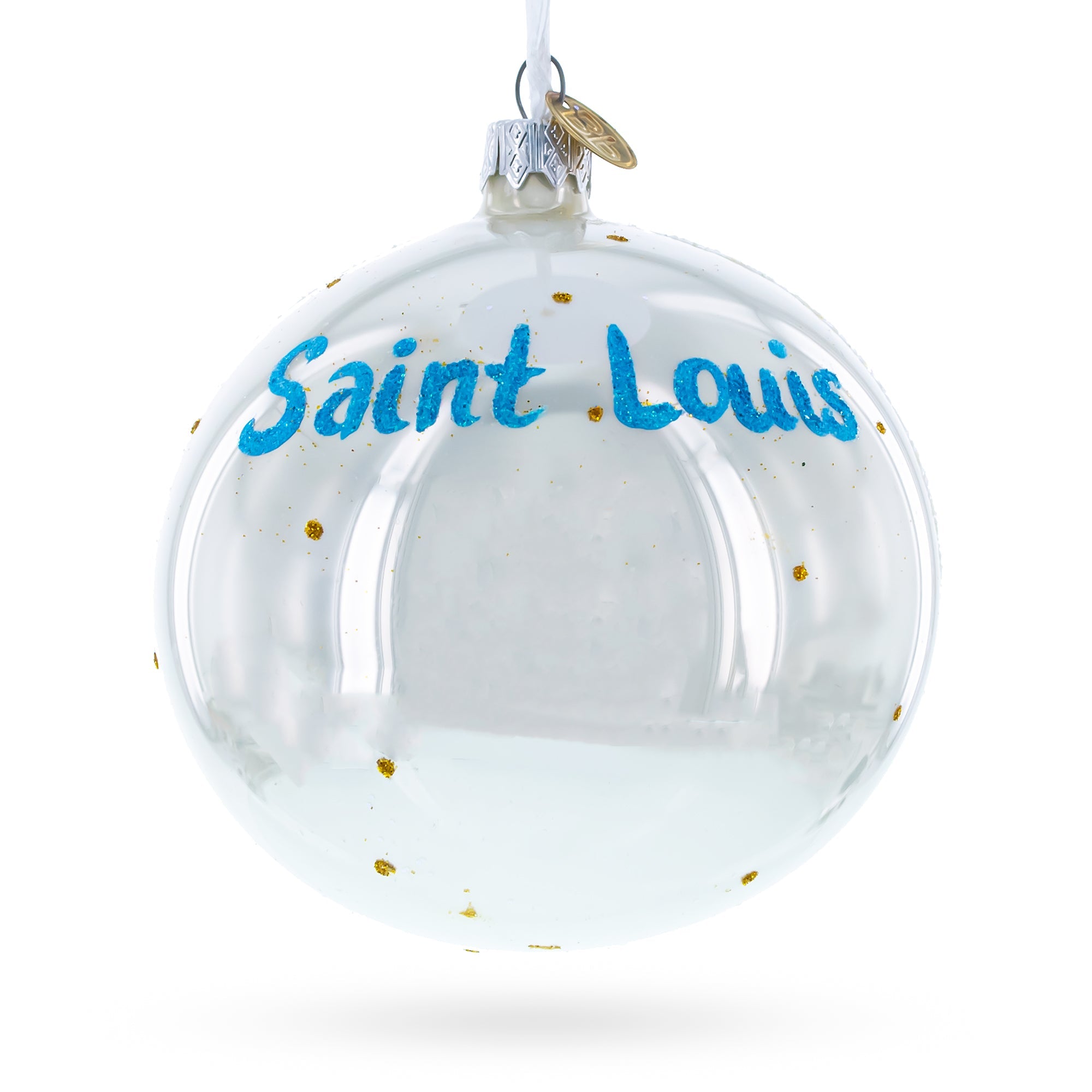 Botanical Garden In St. Louis, Missouri Glass Ball Christmas Ornament 4 Inches