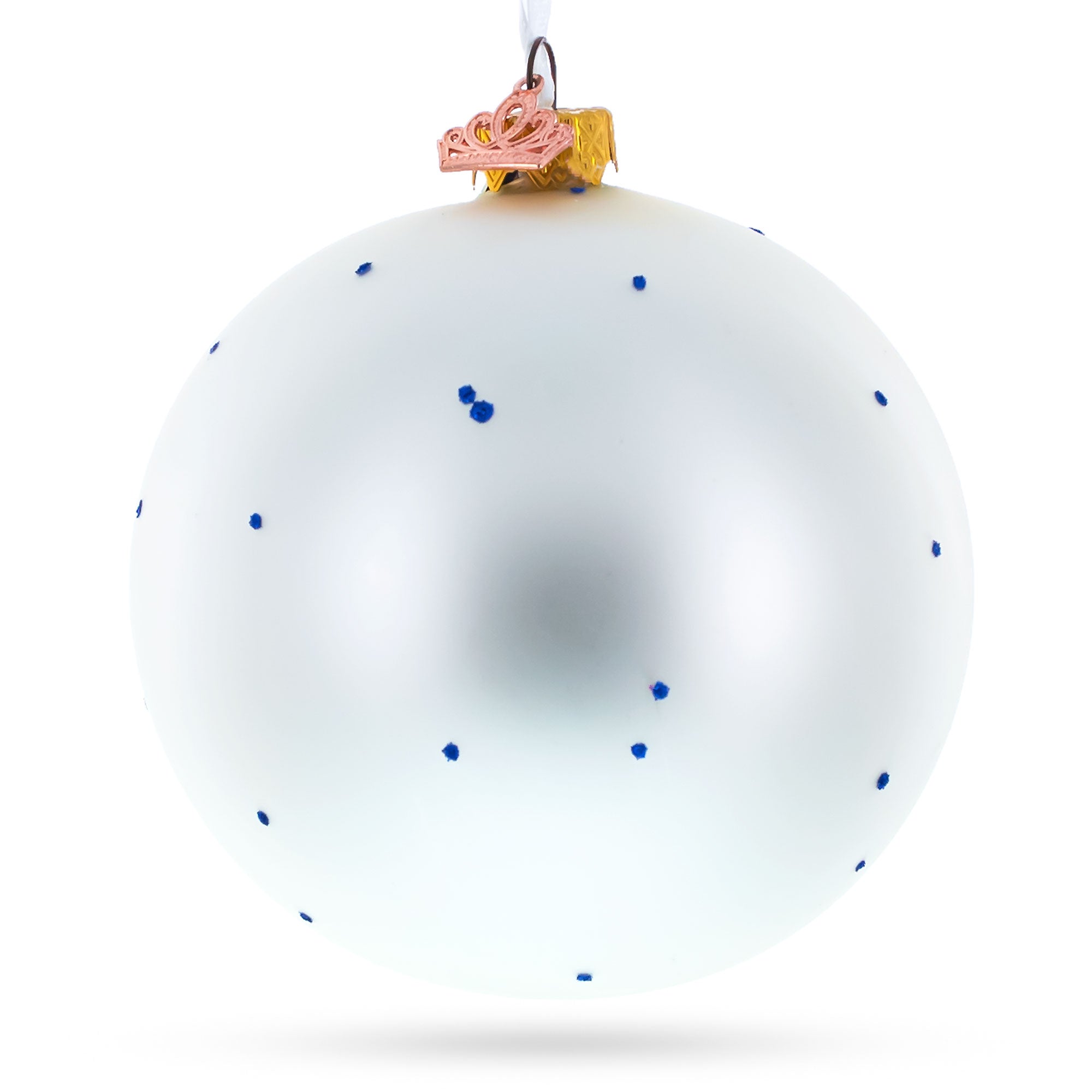 Remembering Mlk: Martin Luther King Jr. Blown Glass Ball Christmas Ornament 4 Inches