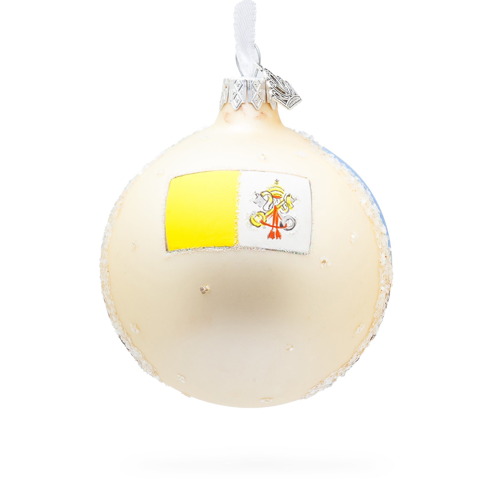 The Papal Basilica Of Saint Peter, Vatican Glass Ball Christmas Ornament 3.25 Inches