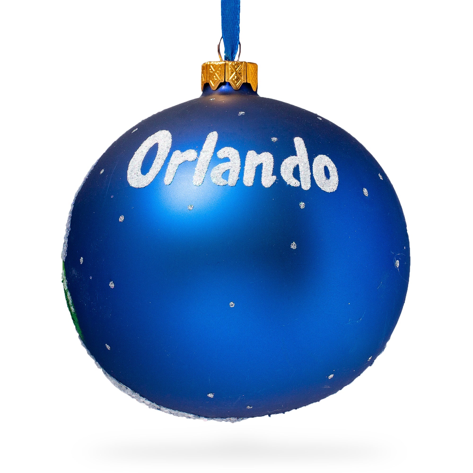 Epcot Park In Orlando, Florida Glass Ball Christmas Ornament 4 Inches