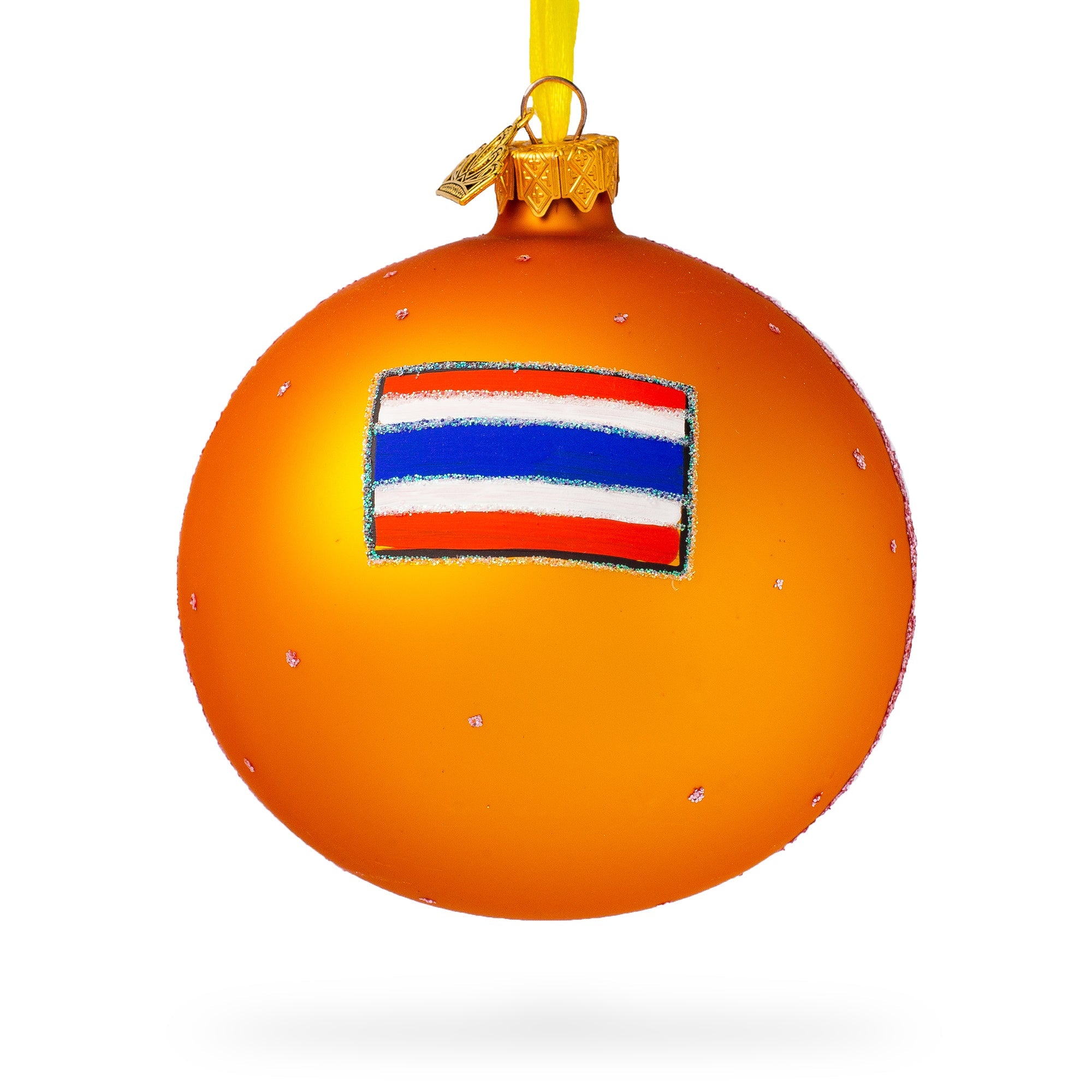 Wat Phra Chetuphon (wat Pho), Bangkok, Thailand Glass Ball Christmas Ornament 4 Inches