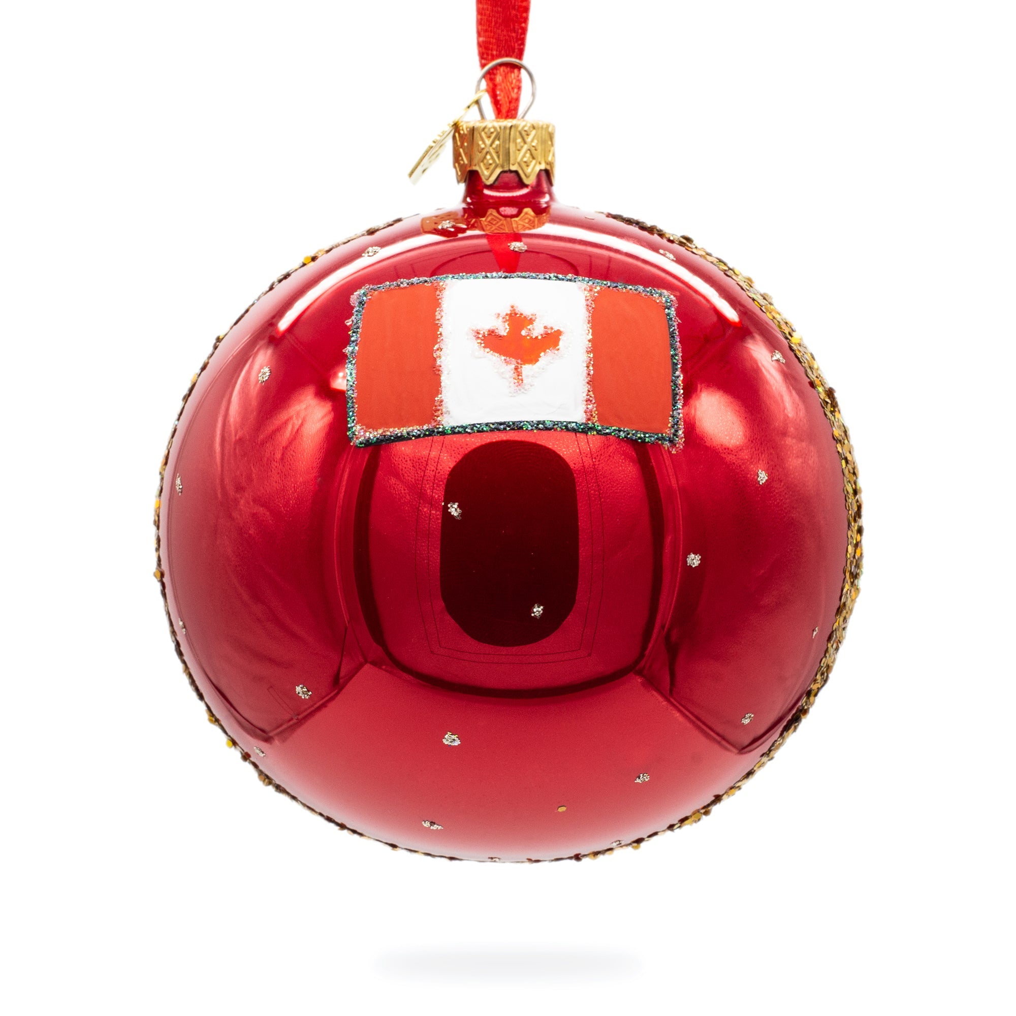 Granville Island, Vancouver, Canada Glass Ball Christmas Ornament 4 Inches