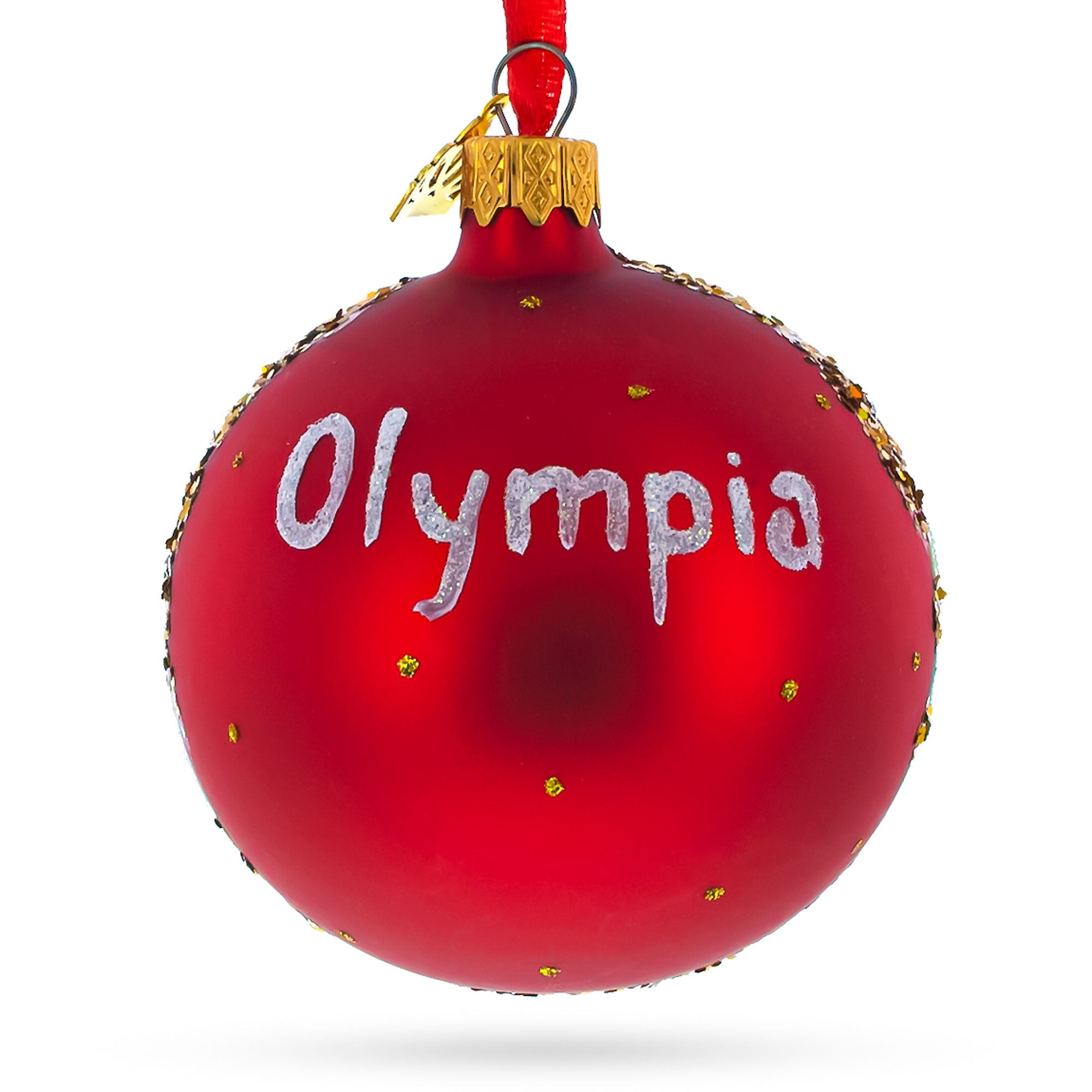 Washington State Capitol, Olympia, Washington, Usa Glass Ball Christmas Ornament 3.25 Inches