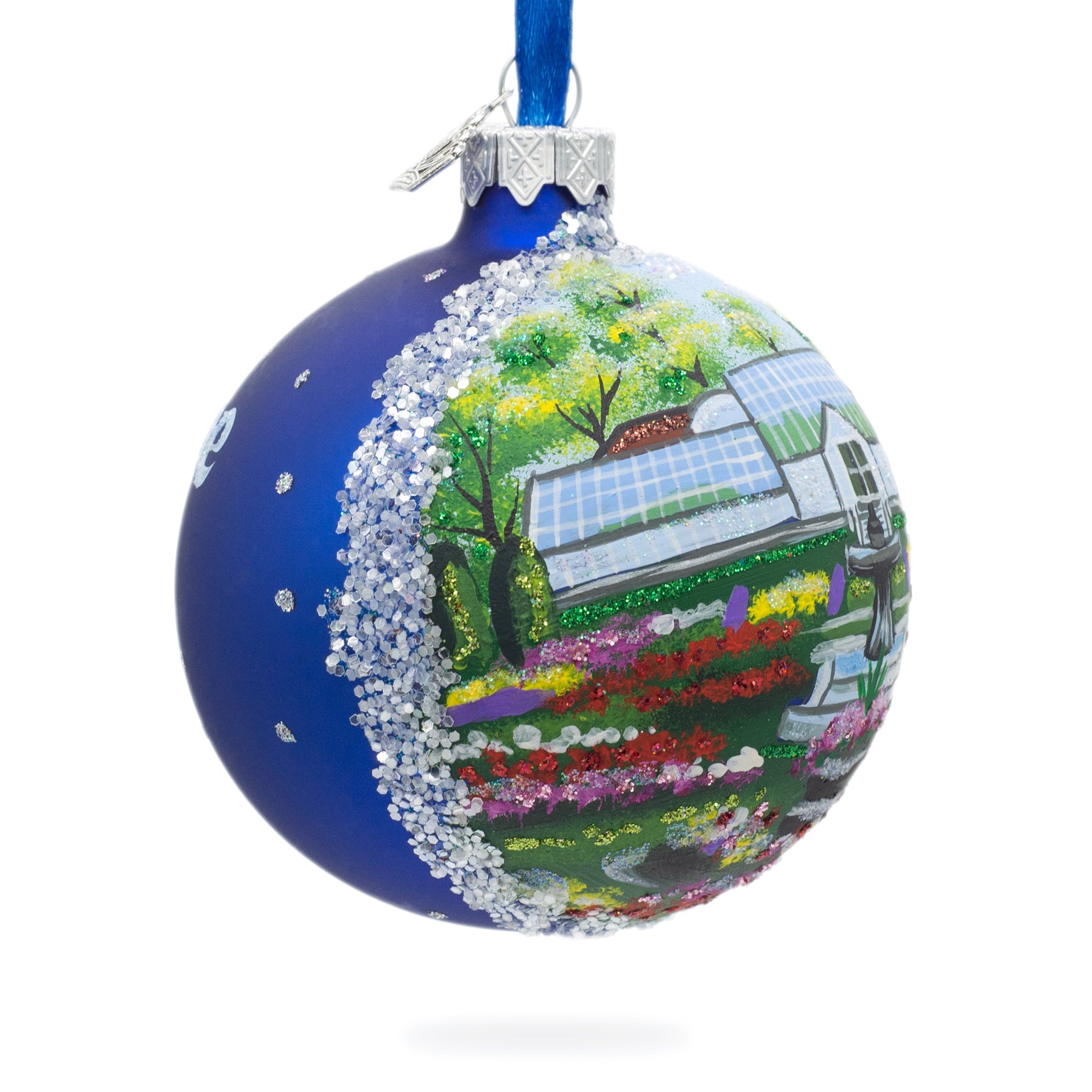 Manito Park, Spokane, Washington, Usa Glass Ball Christmas Ornament 3.25 Inches