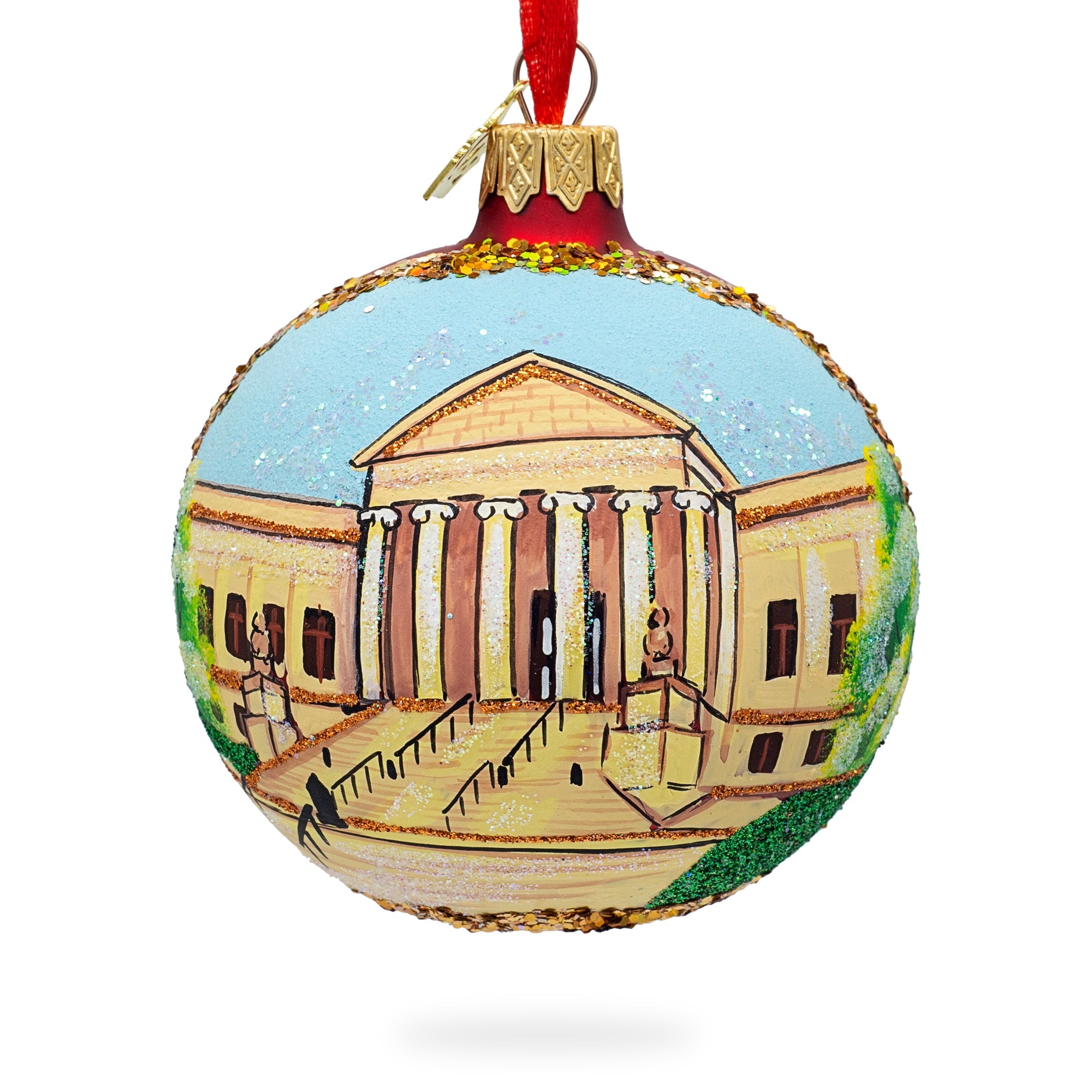 Institute Of Art, Minneapolis, Minnesota, Usa Glass Ball Christmas Ornament 3.25 Inches