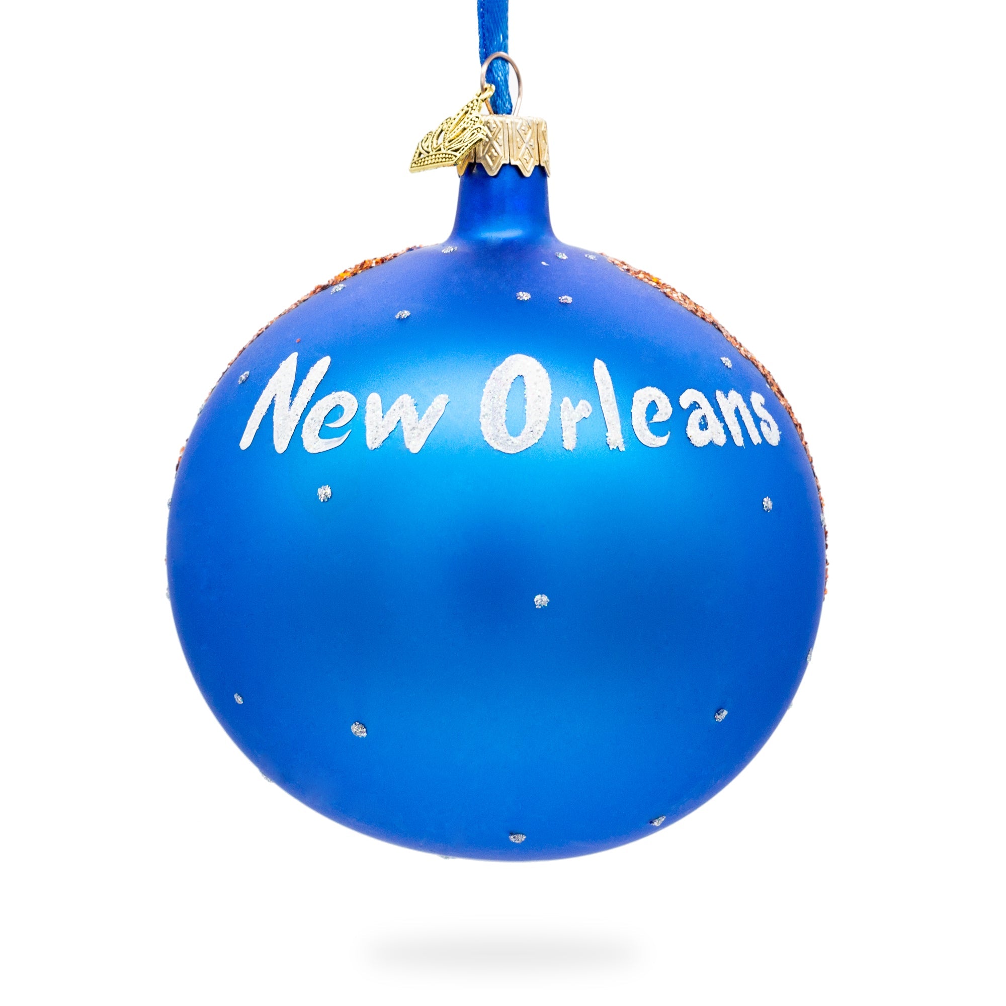 The National Wwii Museum, New Orleans, Louisiana, Usa Glass Ball Christmas Ornament 4 Inches