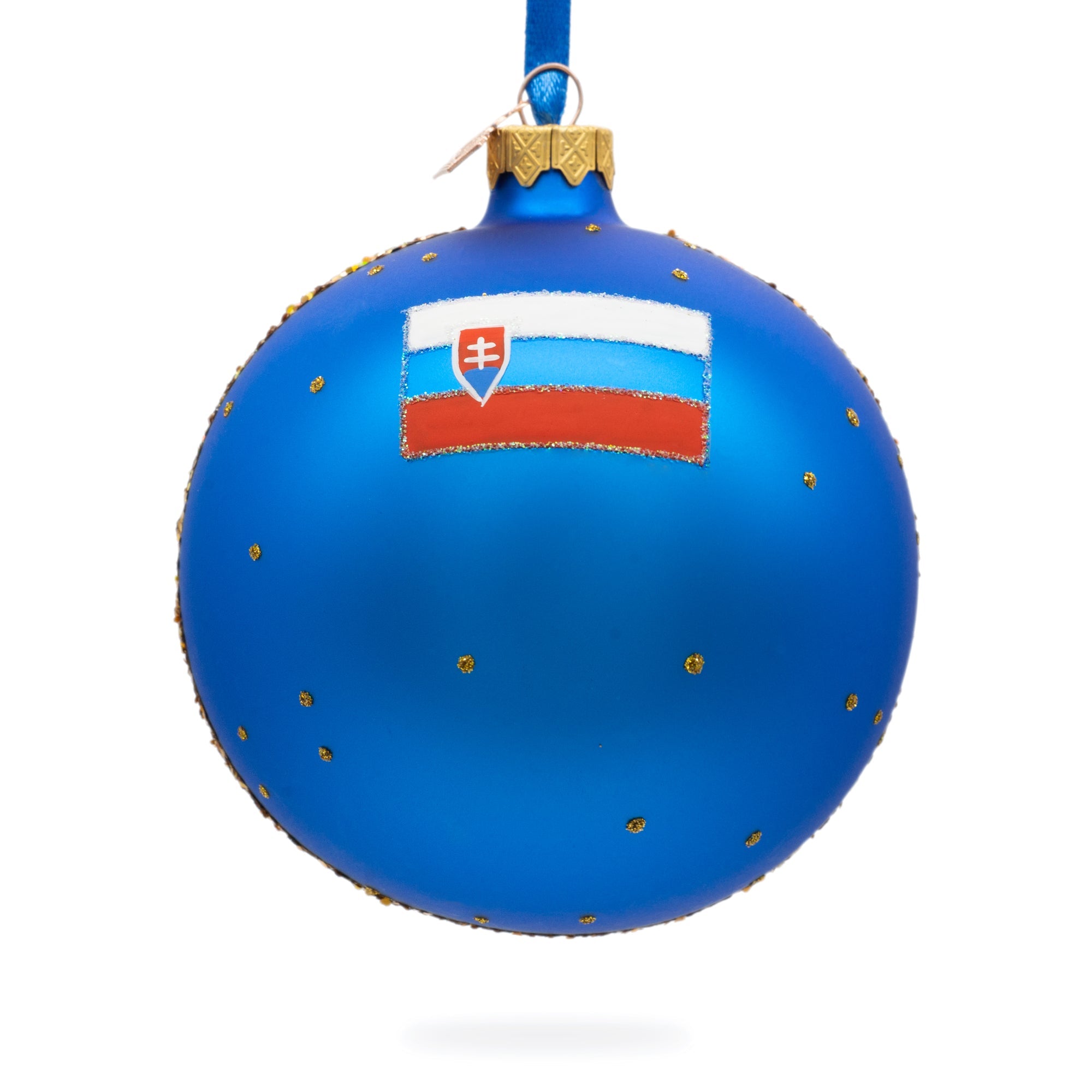 Old Town In Bratislava, Slovakia Glass Ball Christmas Ornament 4 Inches