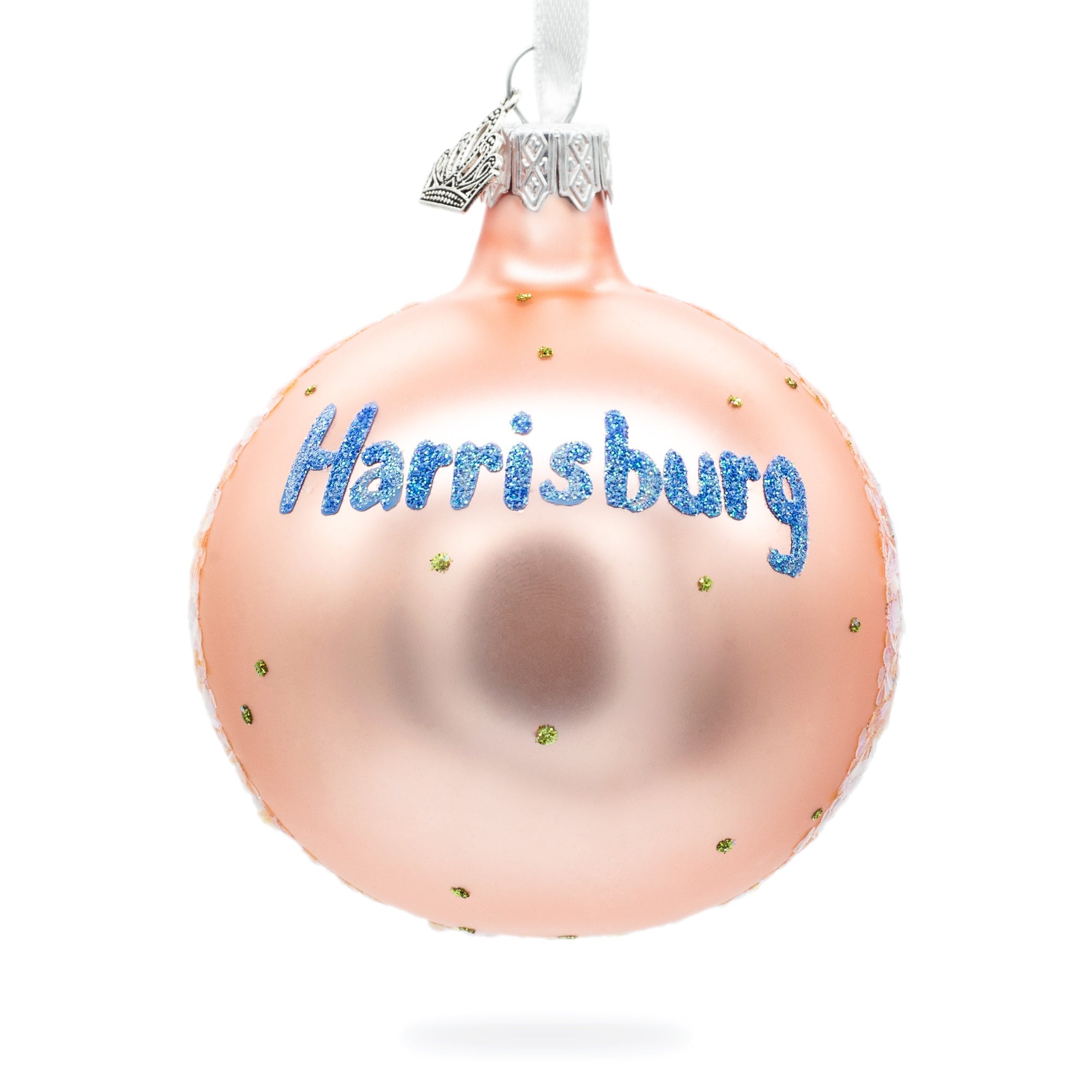 Pennsylvania State Capitol, Harrisburg, Pennsylvania, Usa Glass Ball Christmas Ornament 3.25 Inches