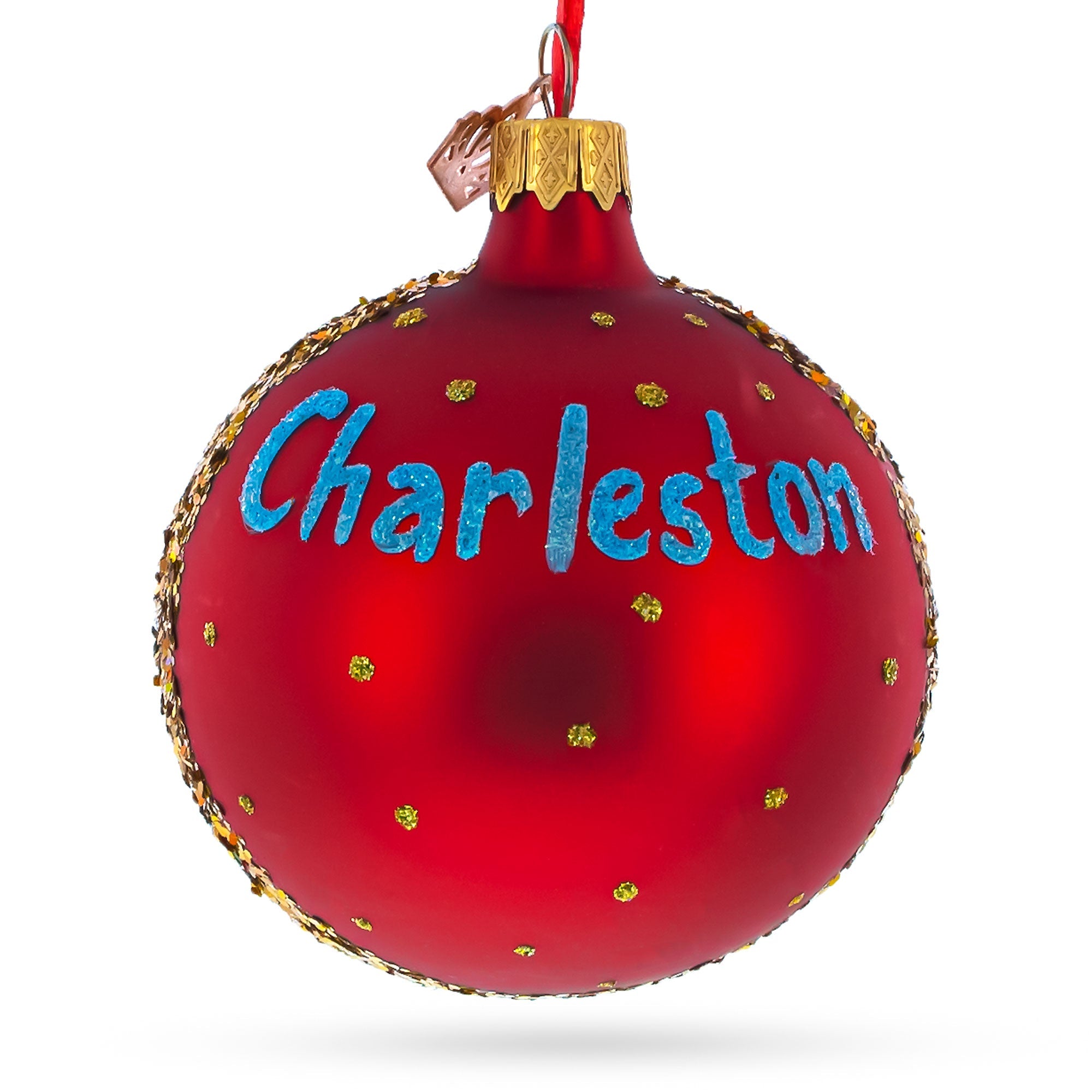 Virginia State Museum, Charleston, West Virginia, Usa Glass Ball Christmas Ornament 3.25 Inches