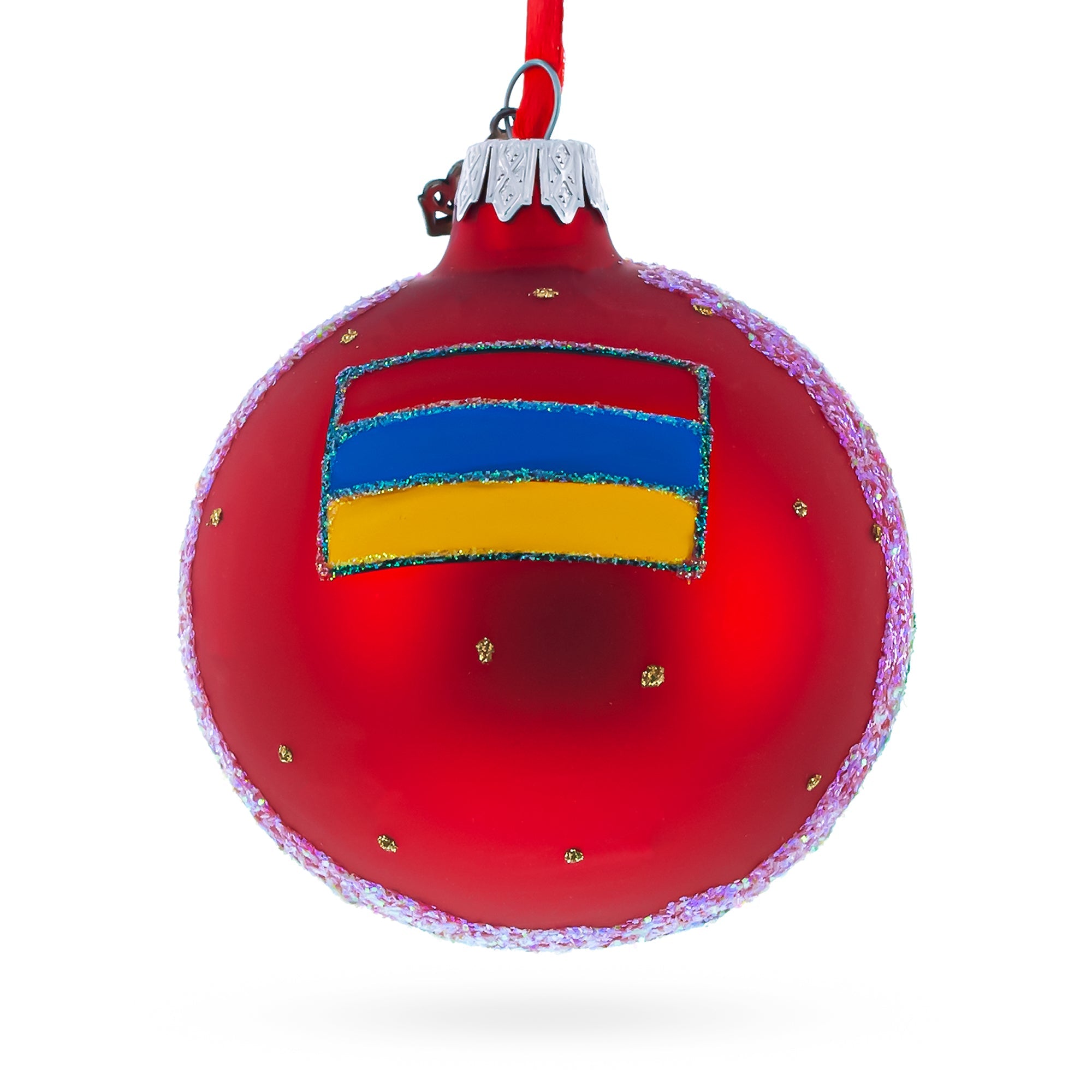 Cafesjian Center For The Arts, Yerevan, Armenia Glass Ball Christmas Ornament 3.25 Inches