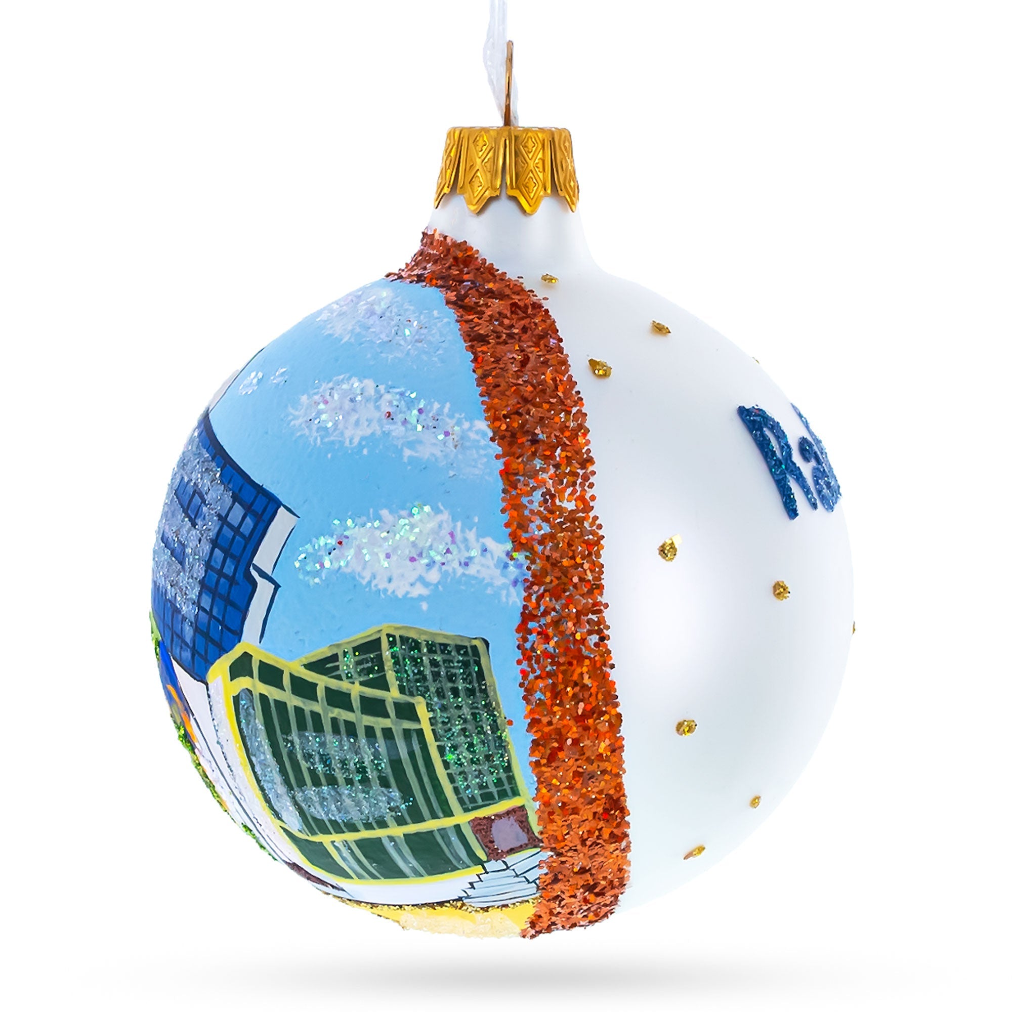 Museum Of Natural Sciences, Raleigh, North Carolina, Usa Glass Ball Christmas Ornament 3.25 Inches