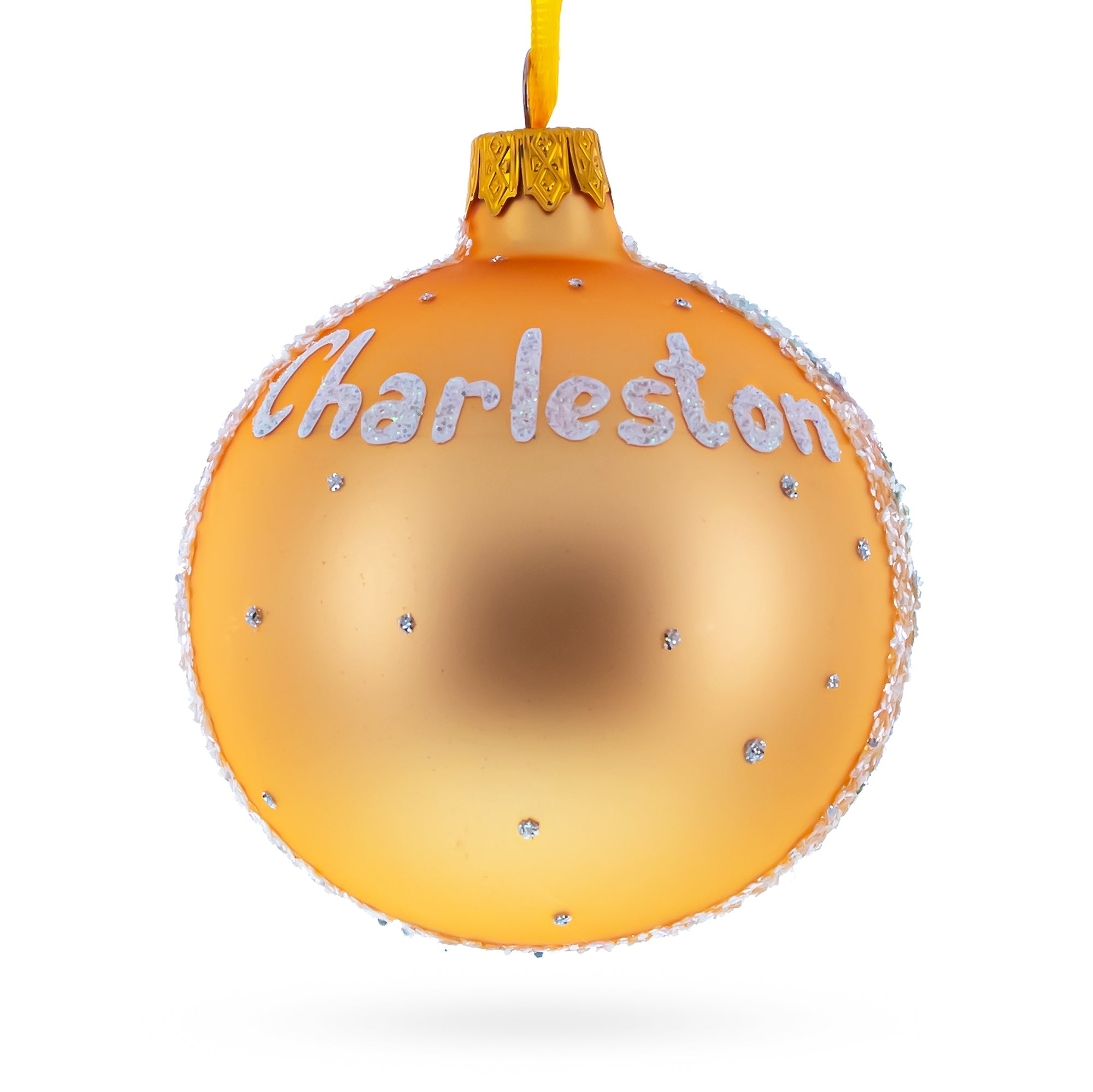 Joe Riley Waterfront Park, Charleston, South Carolina, Usa Glass Ball Christmas Ornament 3.25 Inches