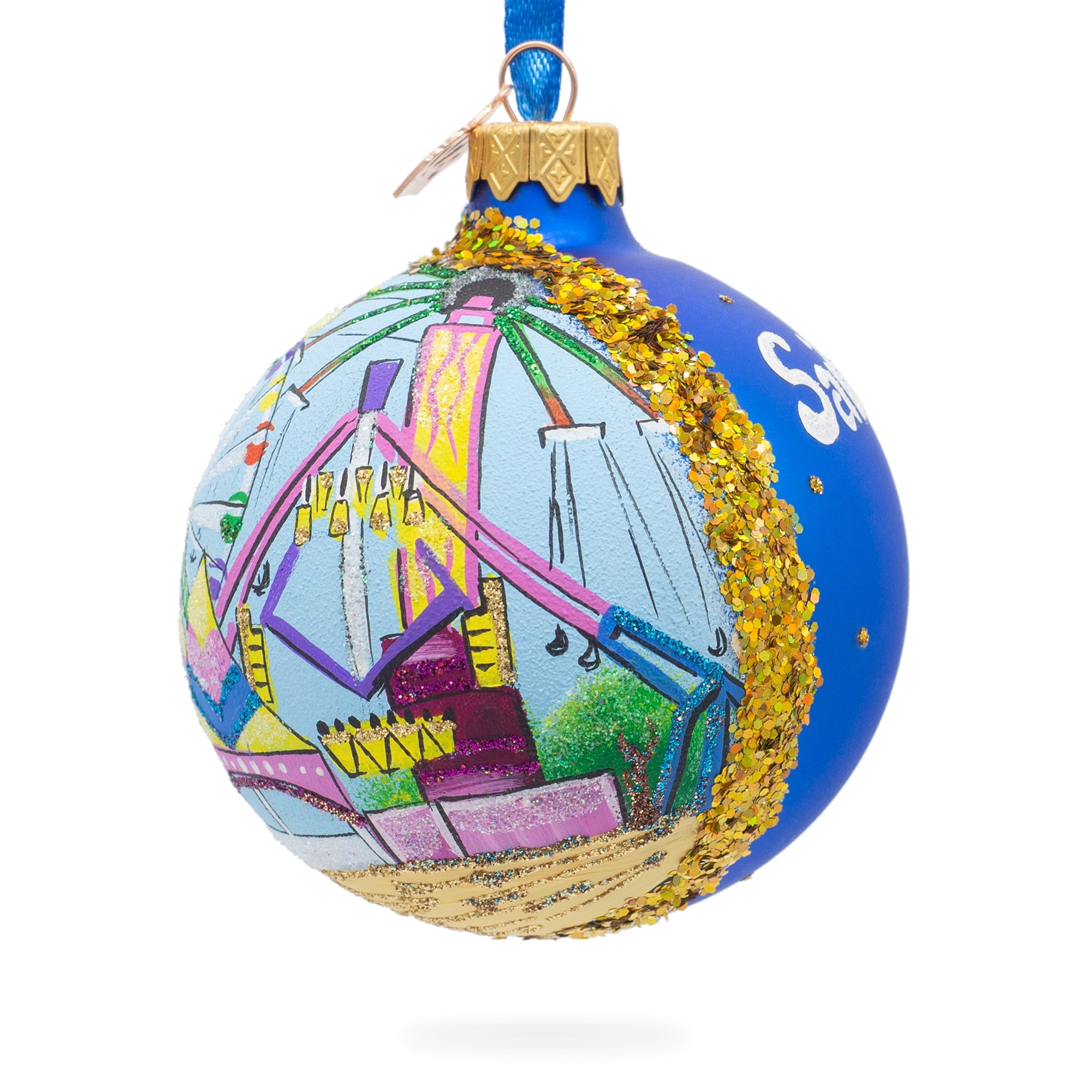 State Fair, St Paul, Minnesota, Usa Glass Ball Christmas Ornament 3.25 Inches