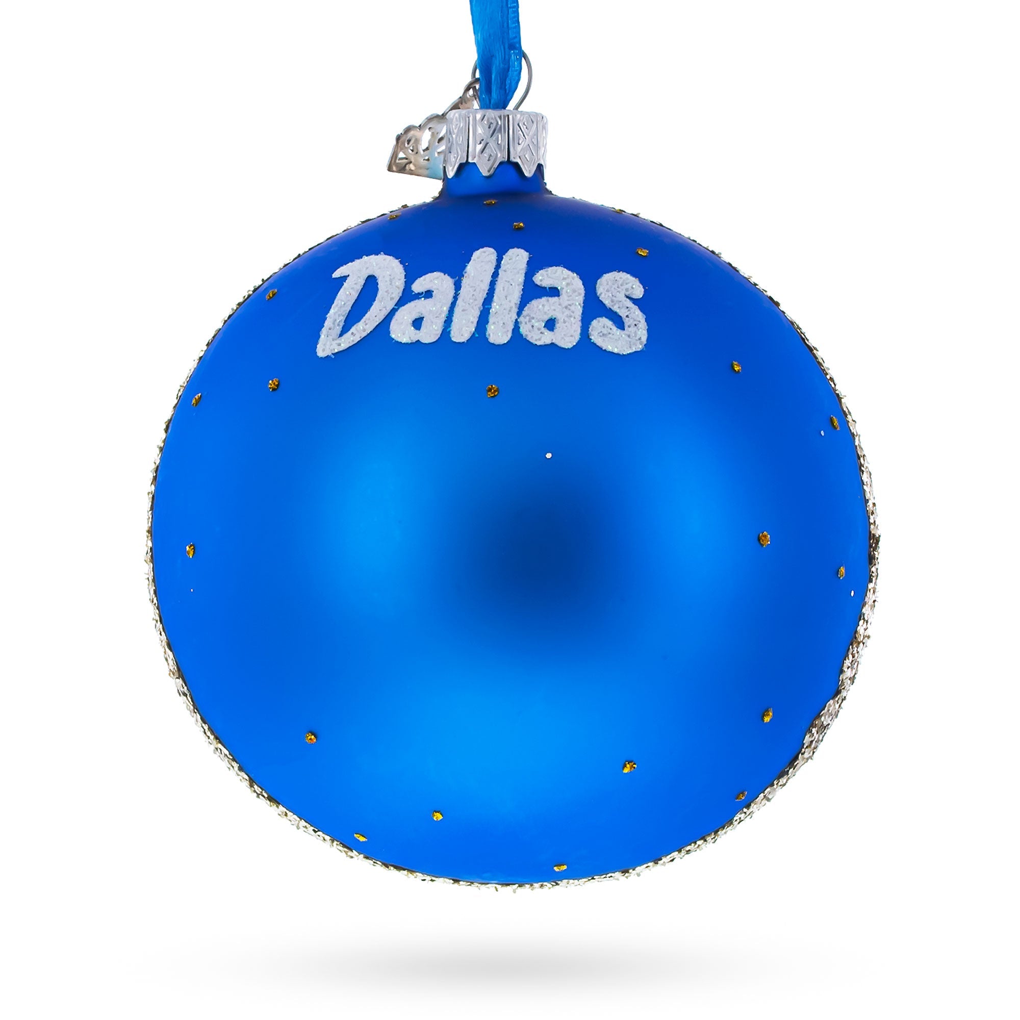 The Sixth Floor Museum At Dealey Plaza, Dallas, Texas, Usa Glass Ball Christmas Ornament