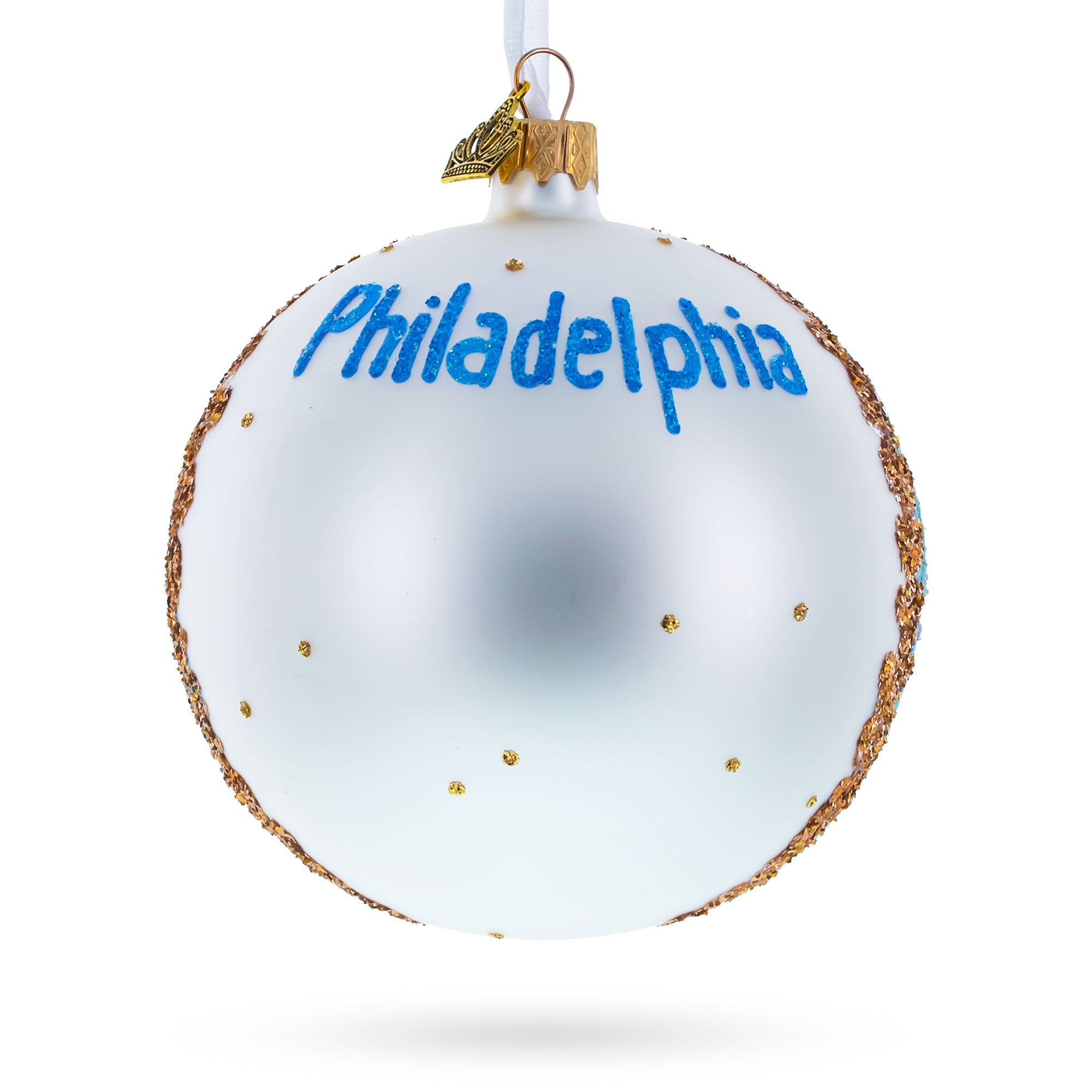 Independence Hall, Philadelphia, Pennsylvania, Usa Glass Ball Christmas Ornament