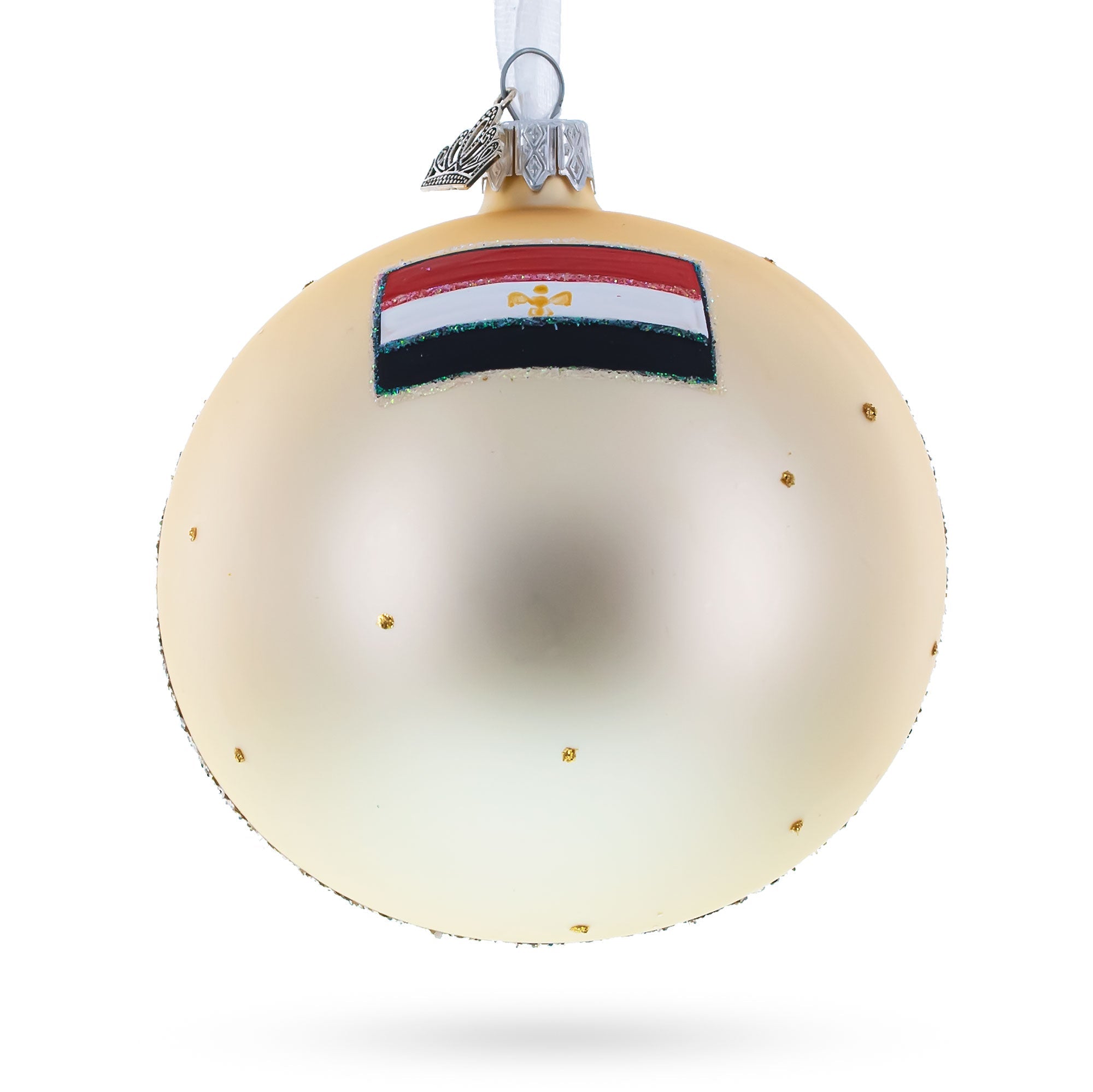 The Museum Of Egyptian Antiquities, Cairo, egypt Glass Christmas Ornament