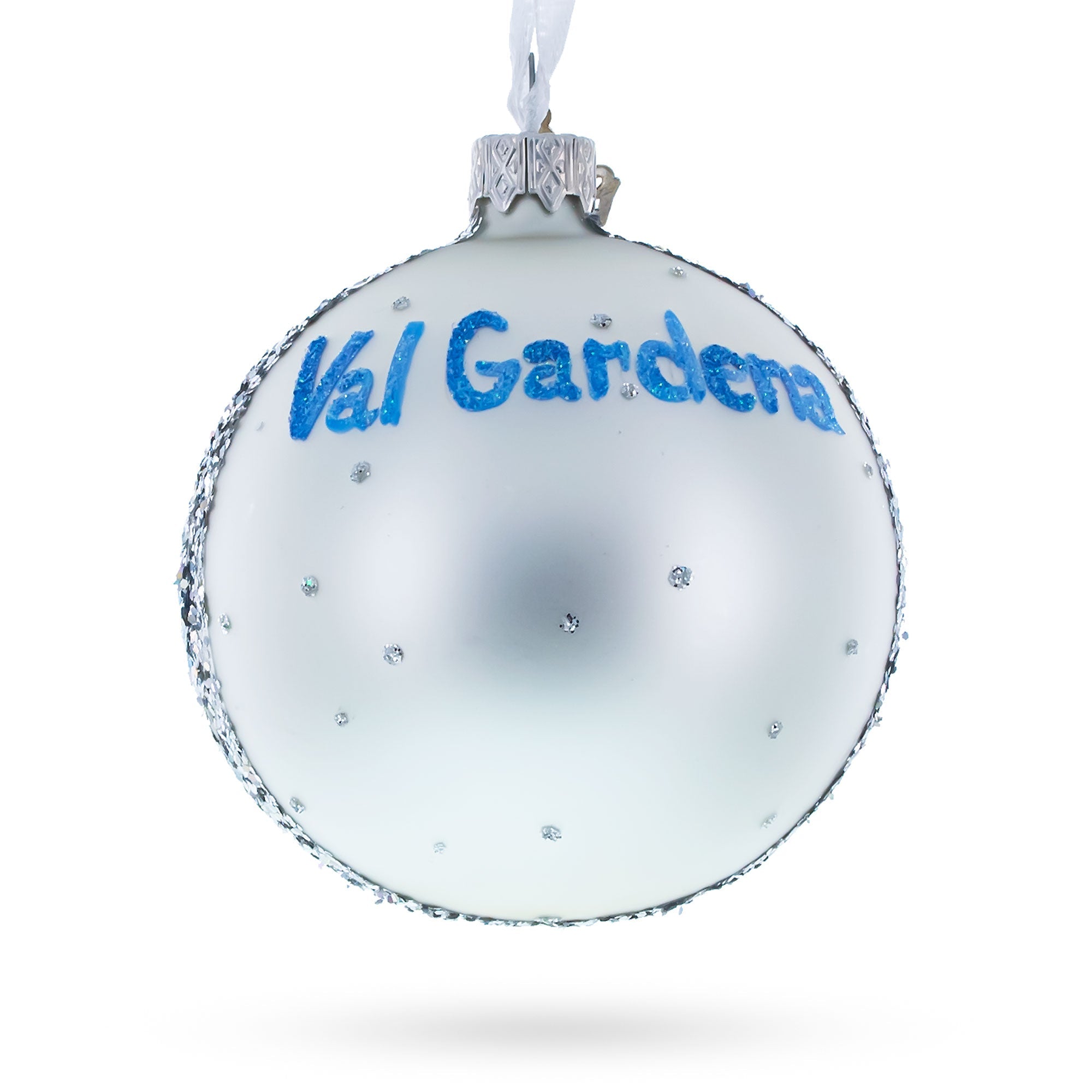 Val Gardena Dolomiti Super Ski, Italy Glass Ball Christmas Ornament