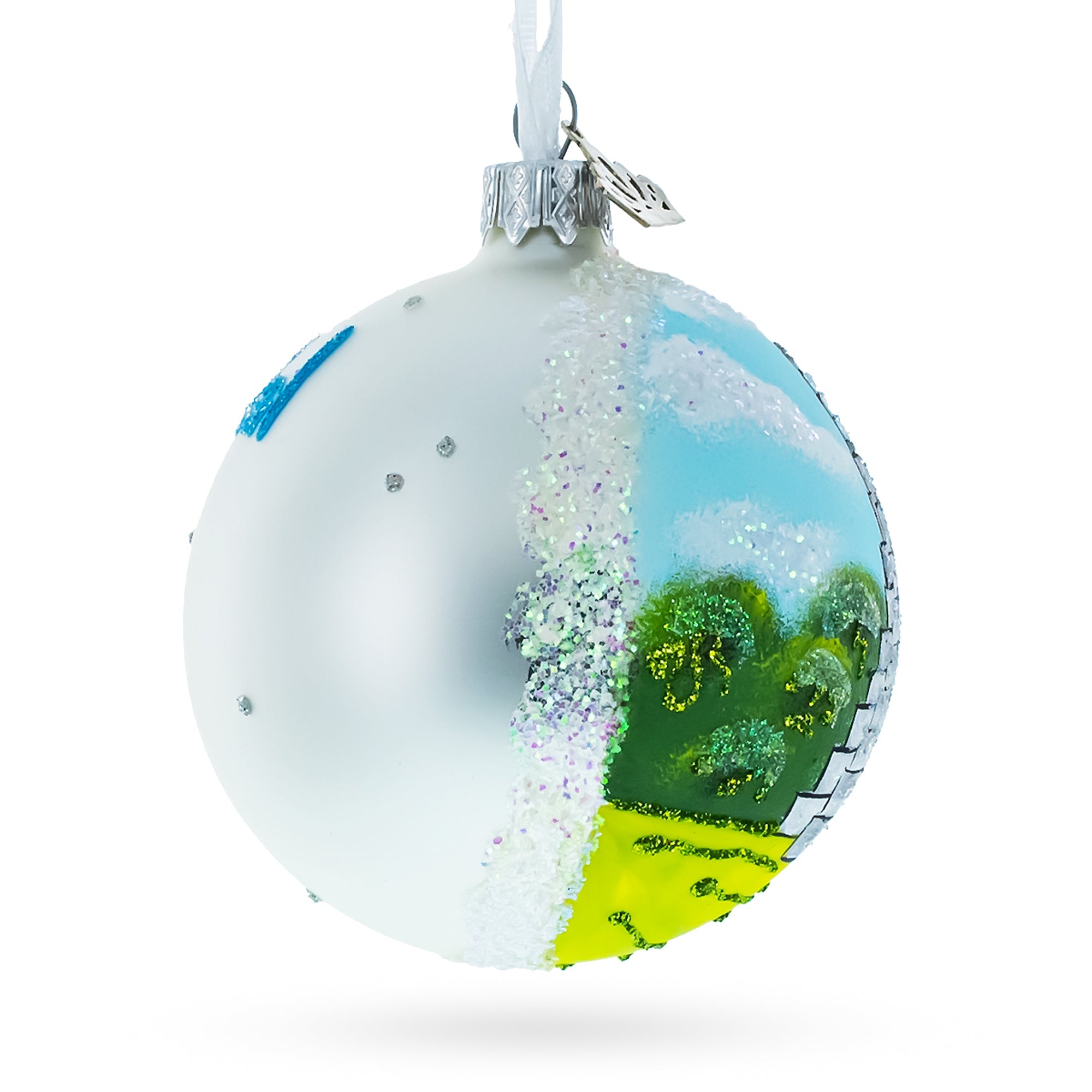 Tikal, Guatemala Glass Ball Christmas Ornament 3.25 Inches