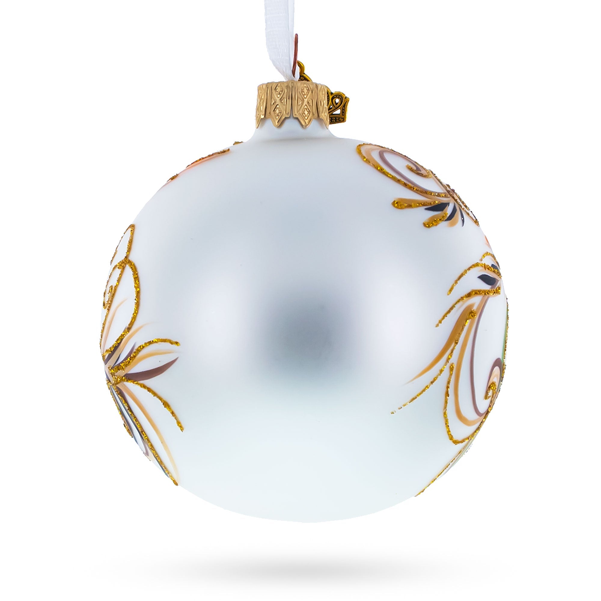 Coneflowers Glass Ball Ornament