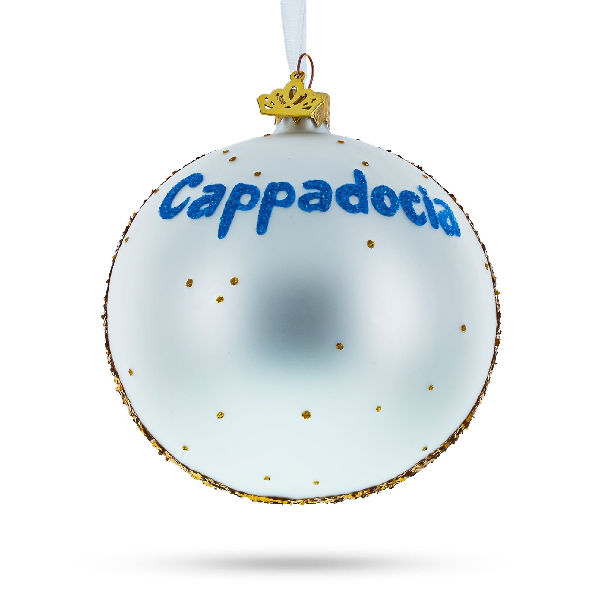 Cappadocia, Turkey Glass Ball Ornament 4 Inches