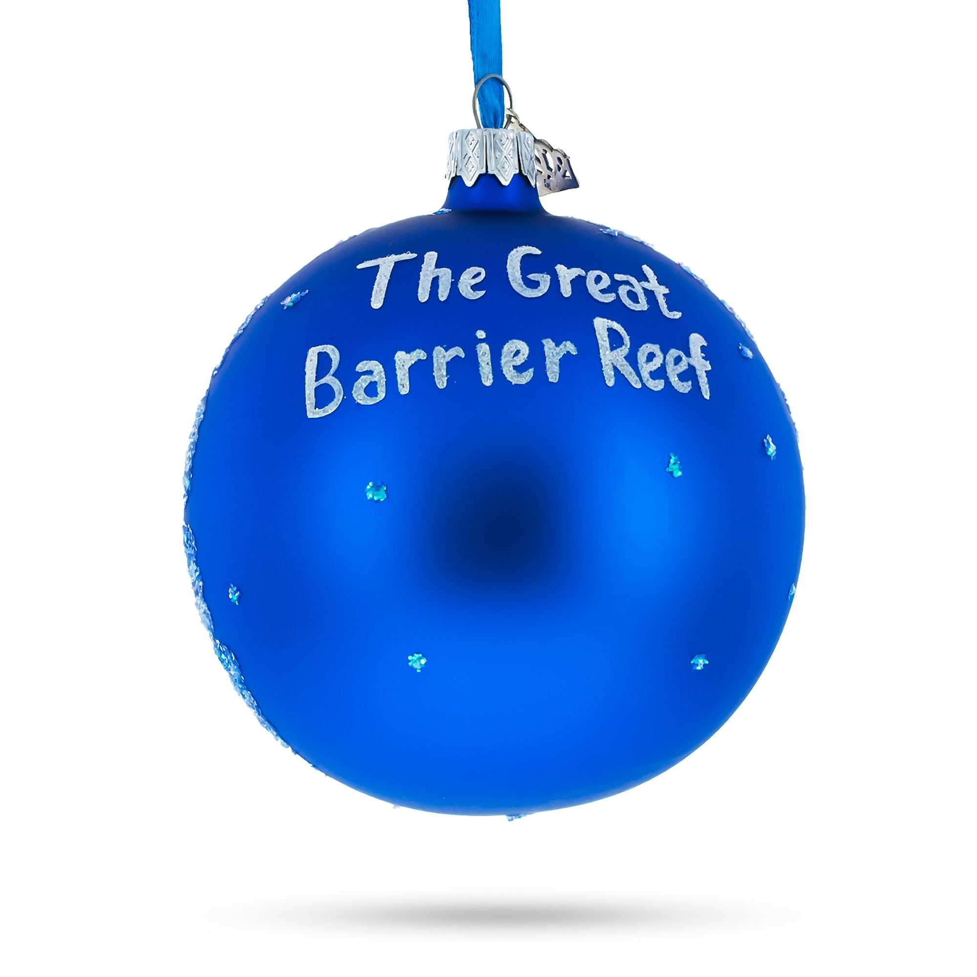 Great Barrier Reef, Australia Glass Ball Christmas Ornament 4 Inches