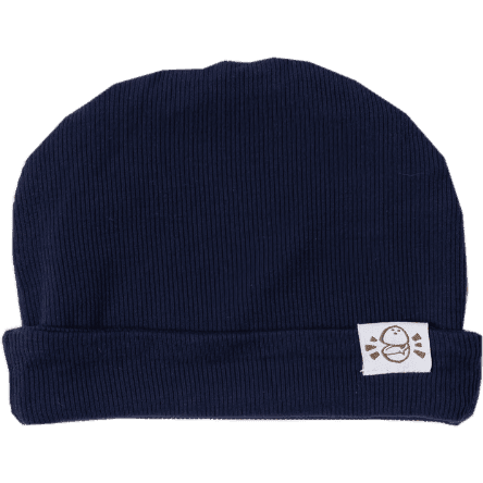 Knit Beanie In Navy (ribbed)