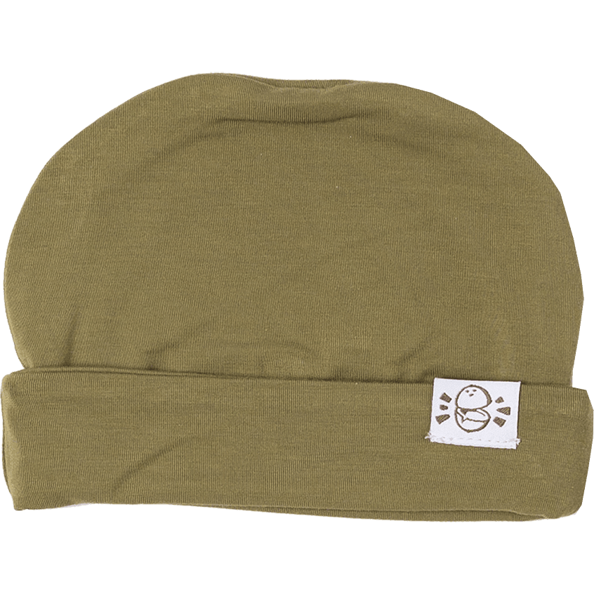 Knit Beanie In Olive