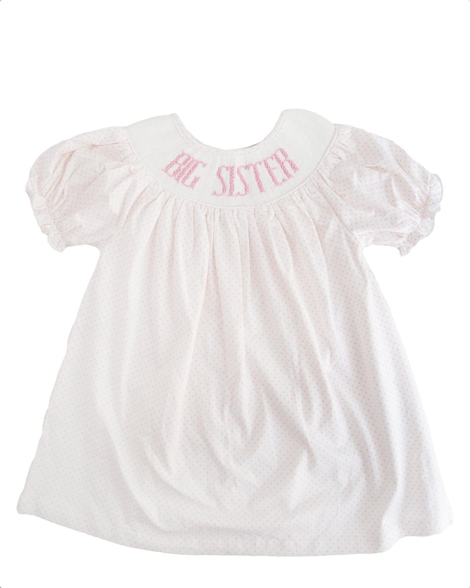 Big Sister - Knit Pink Dot Emmie Dress