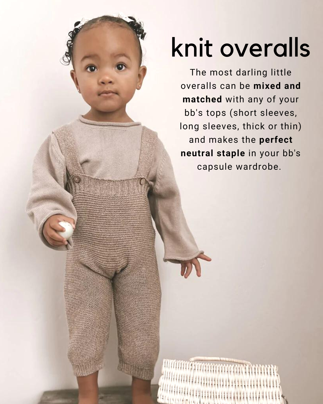 Knit Overalls