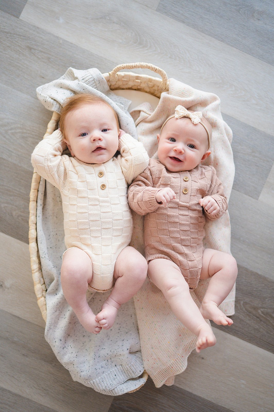 Knitted Baby Blanket - Rainbow Sprinkle