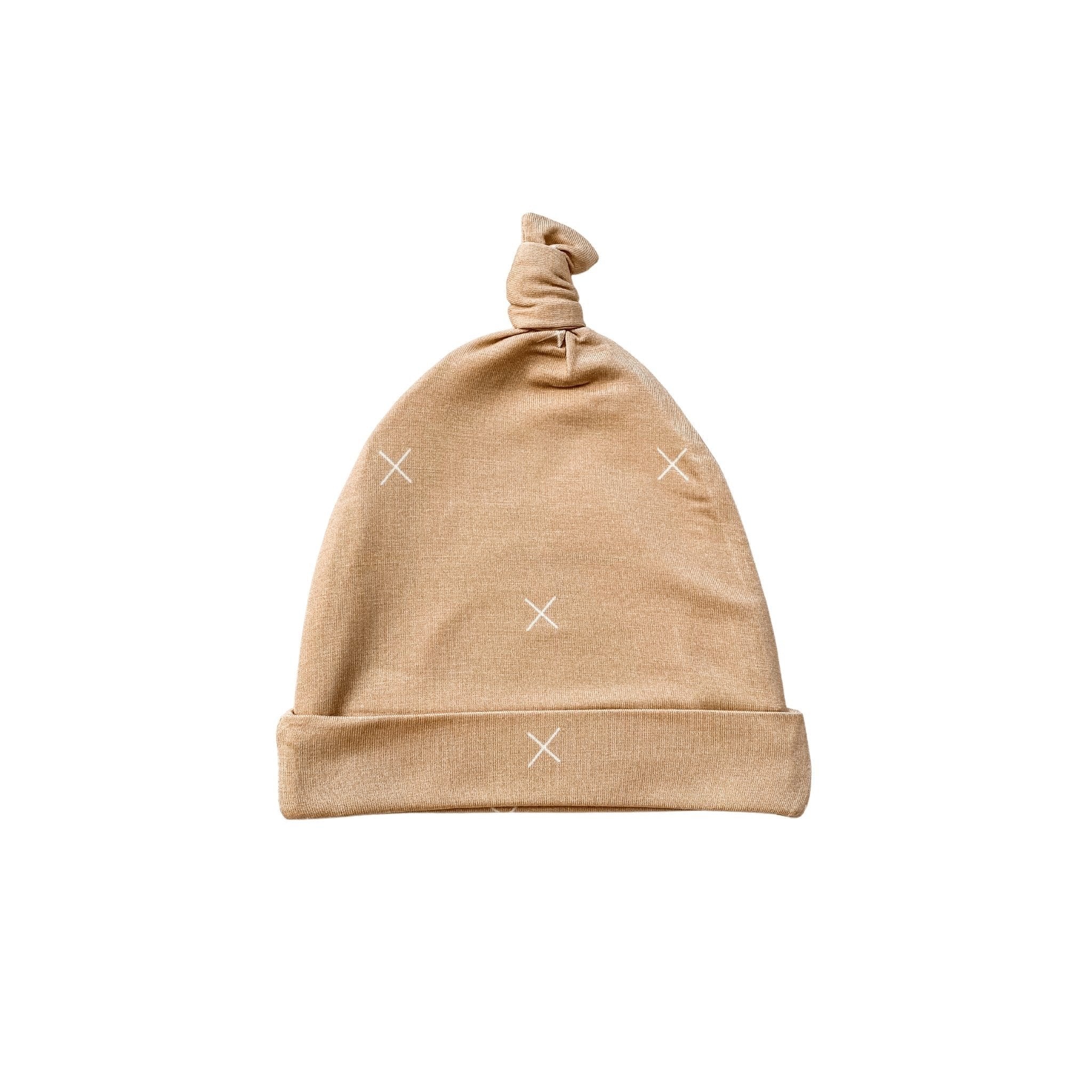Knot Hat - Beige X’s