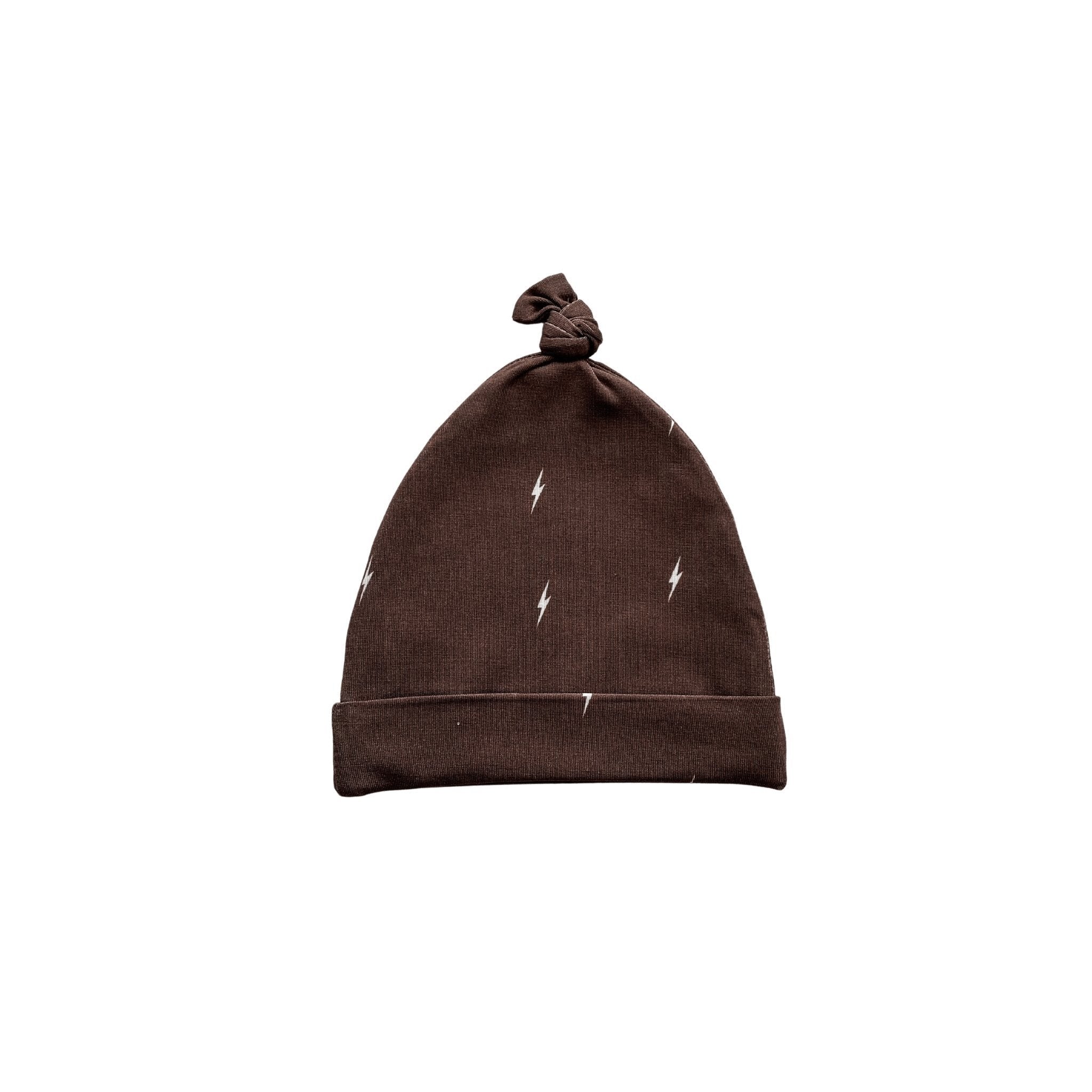 Knot Hat - Brown Lightning