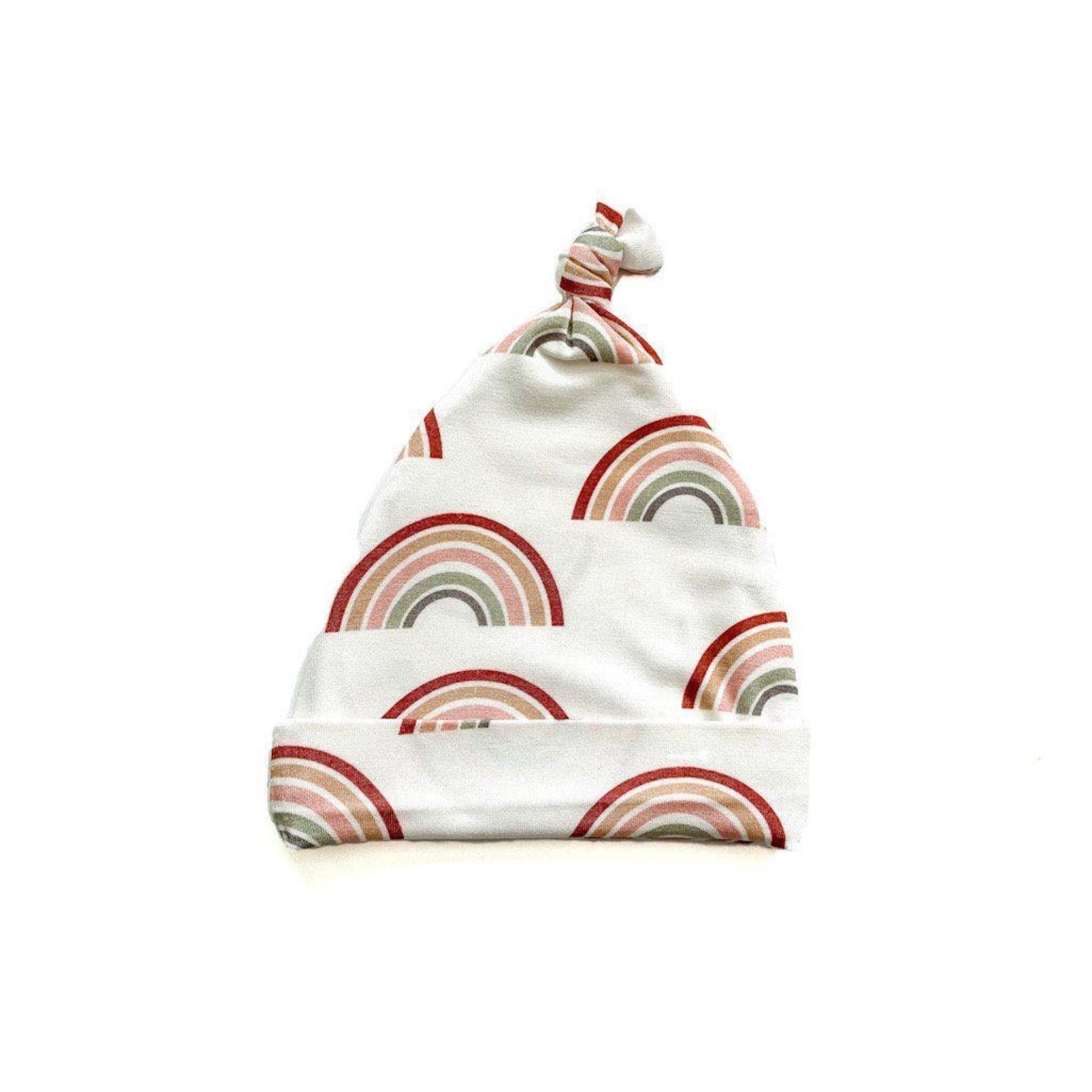 Knot Hat - Neutral Rainbow