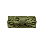 Knotted Headband - Olive Green