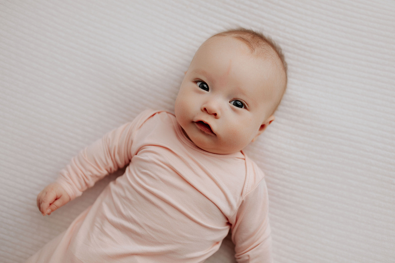 Heavenly Pink Newborn Knotted Baby Gown