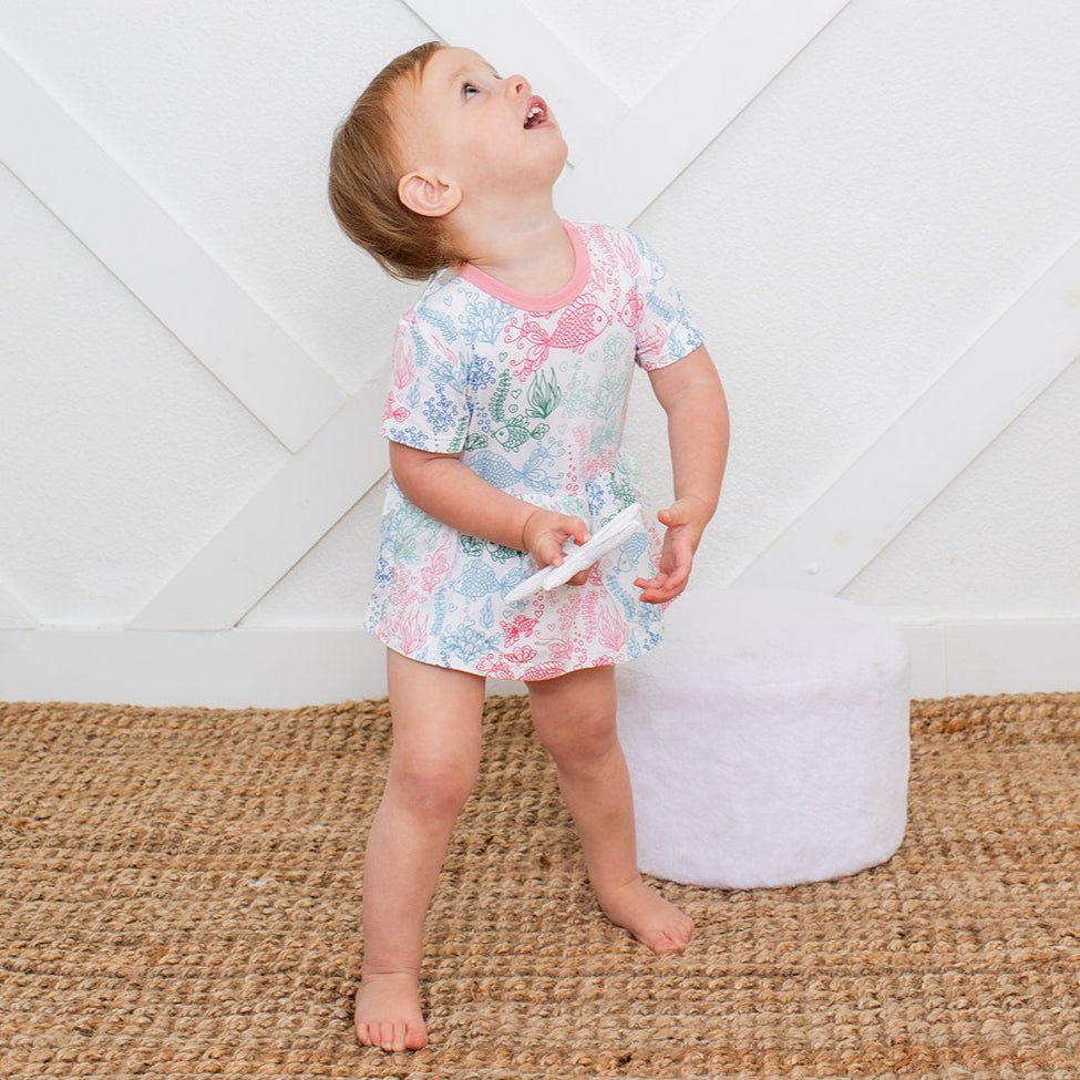 Koi Fish Bodysuit Dress