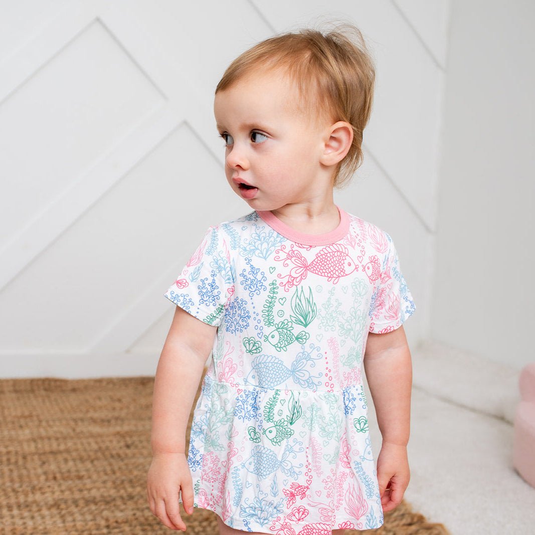 Koi Fish Bodysuit Dress