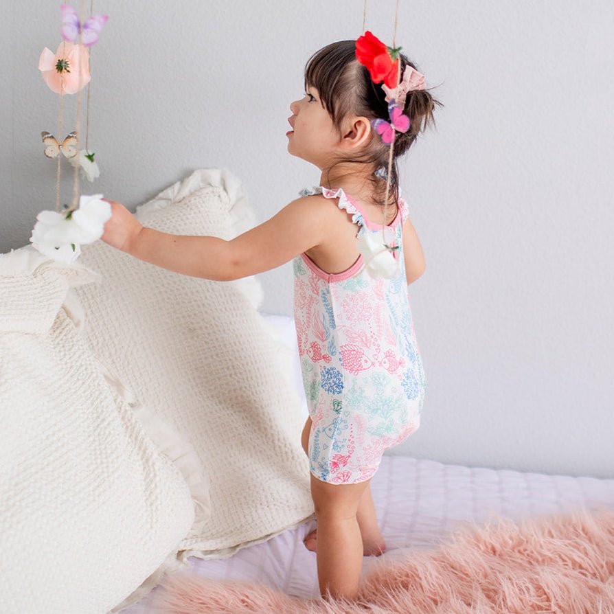 Koi Fish Bubble Romper