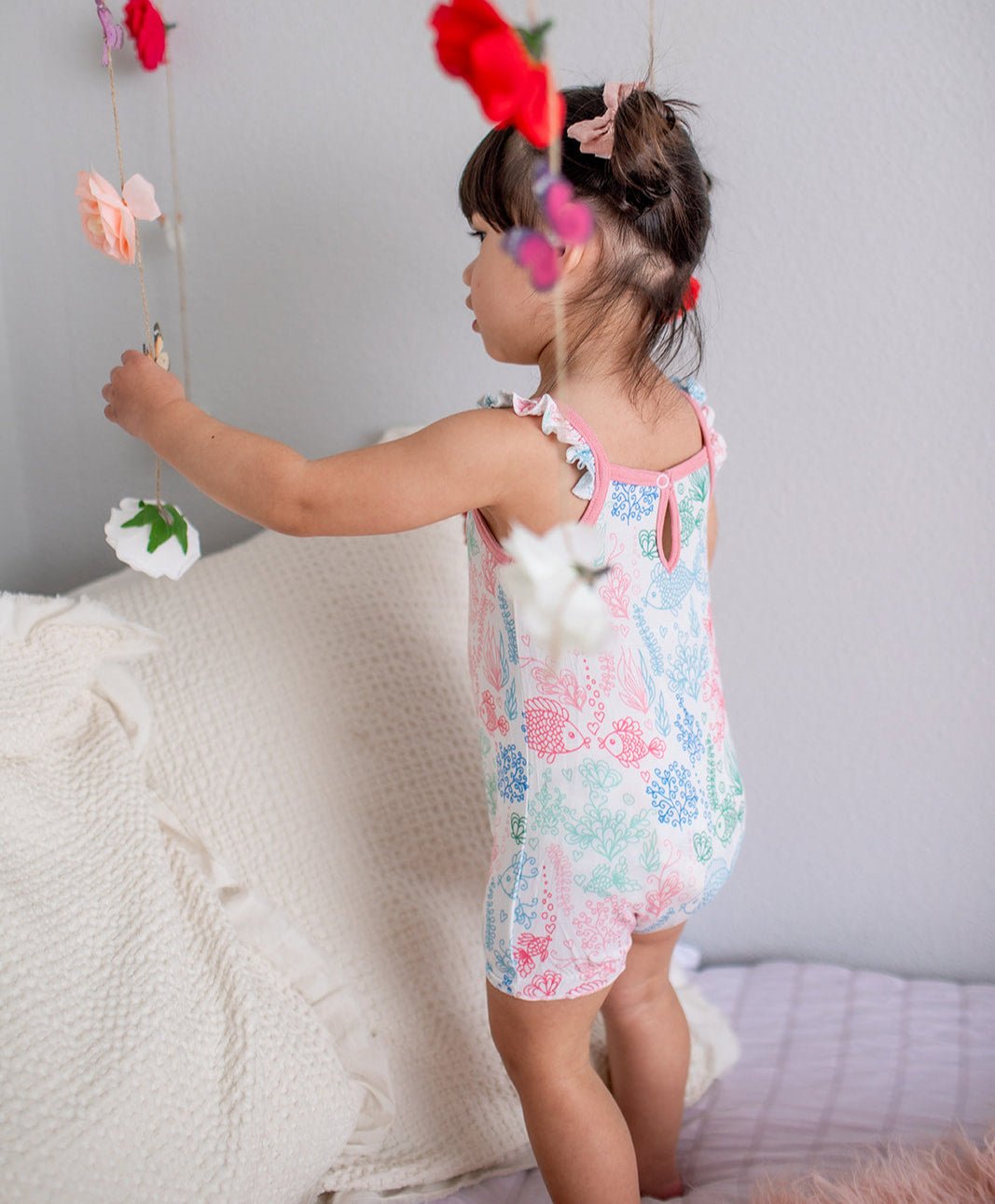 Koi Fish Bubble Romper