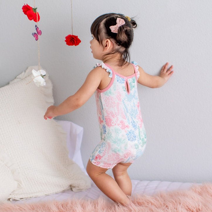 Koi Fish Bubble Romper