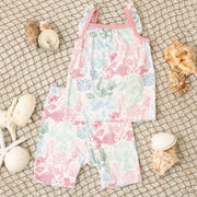 Koi Fish Flutter Sleeve Shorts Pjs