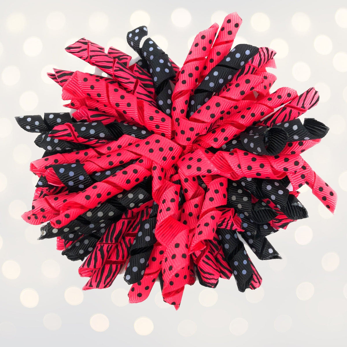 Korker Curly Corkscrew Hair Bow