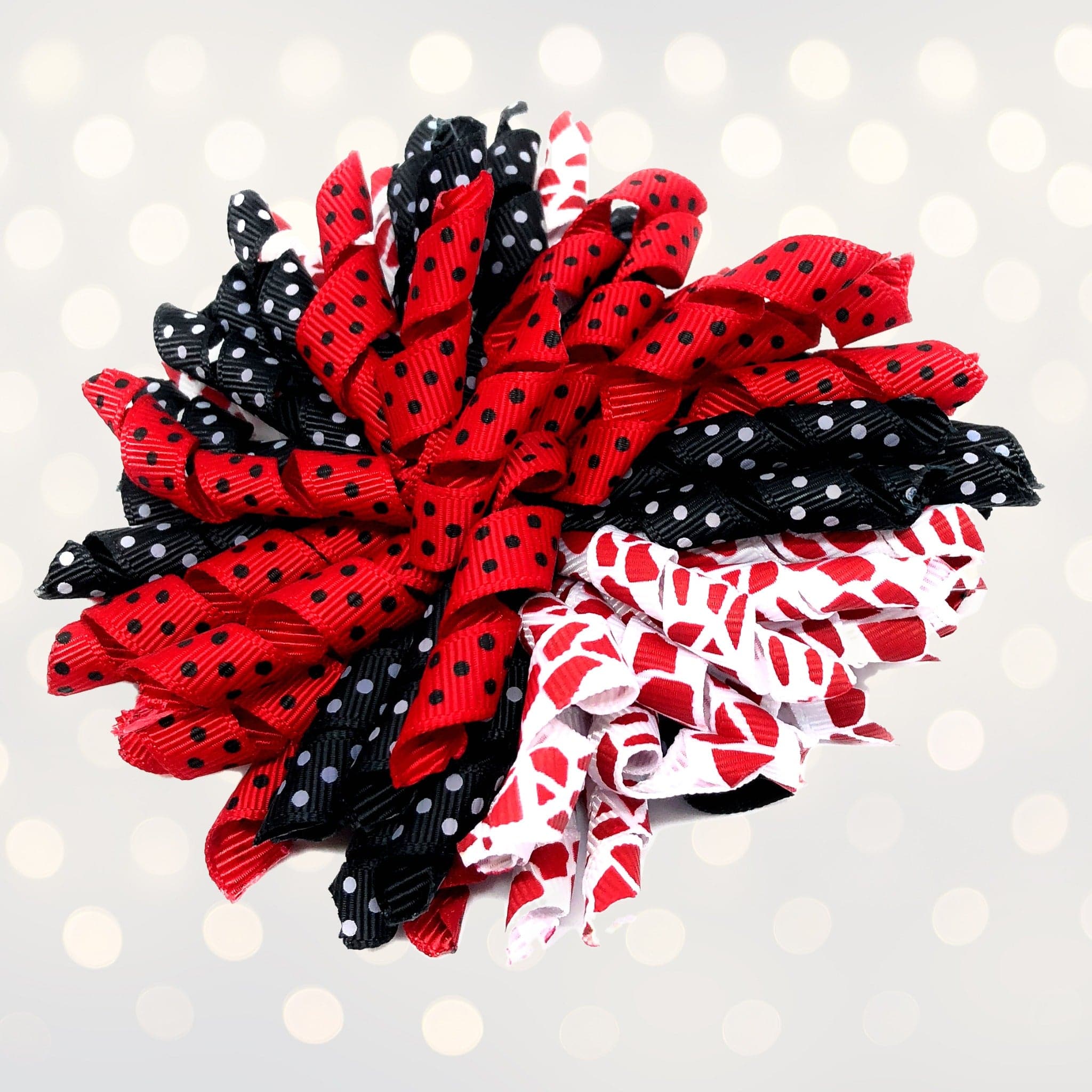 Korker Curly Corkscrew Hair Bow