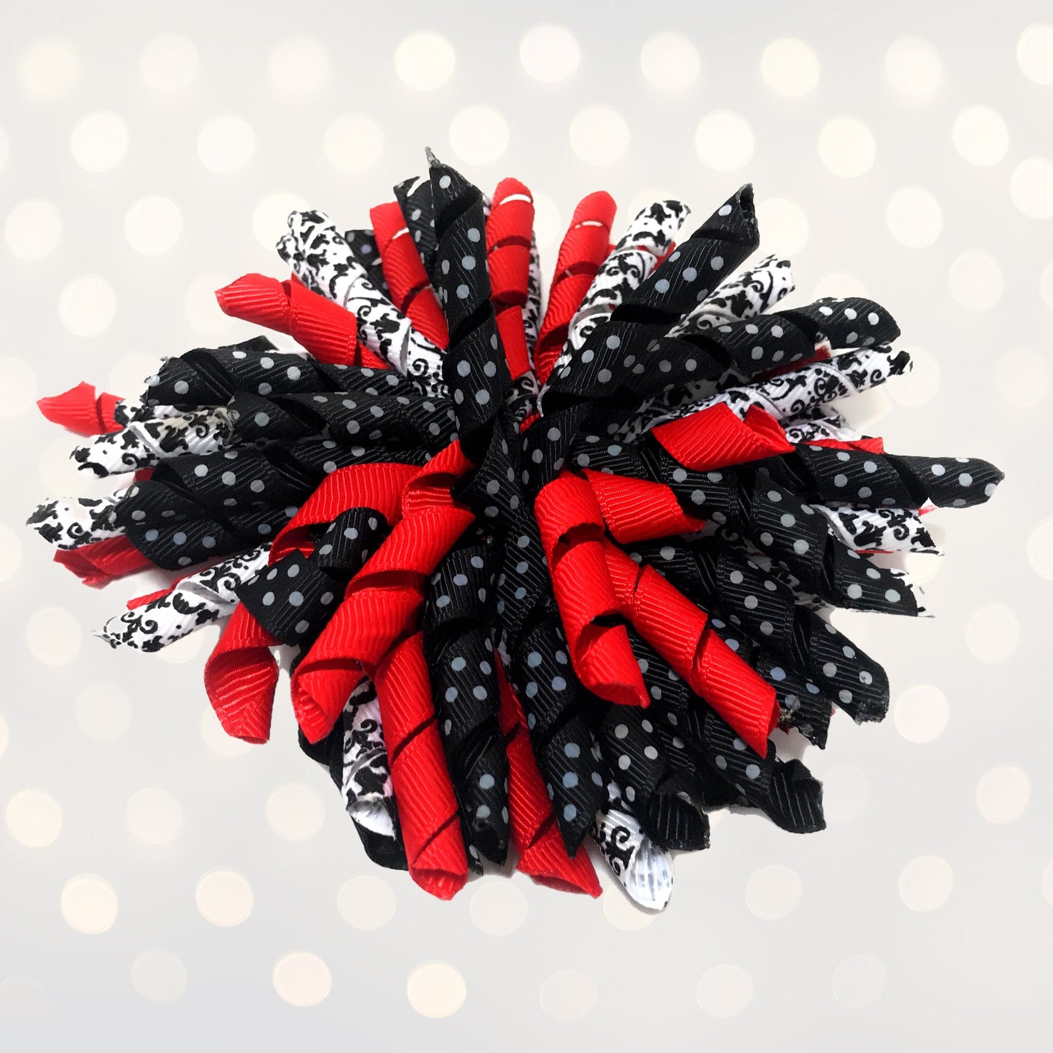 Korker Curly Corkscrew Hair Bow